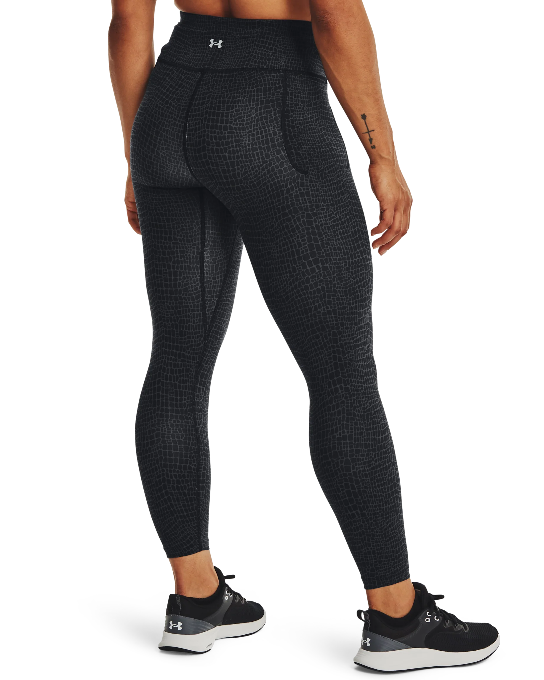 Women's UA Meridian Print Ankle Leggings - Image 2