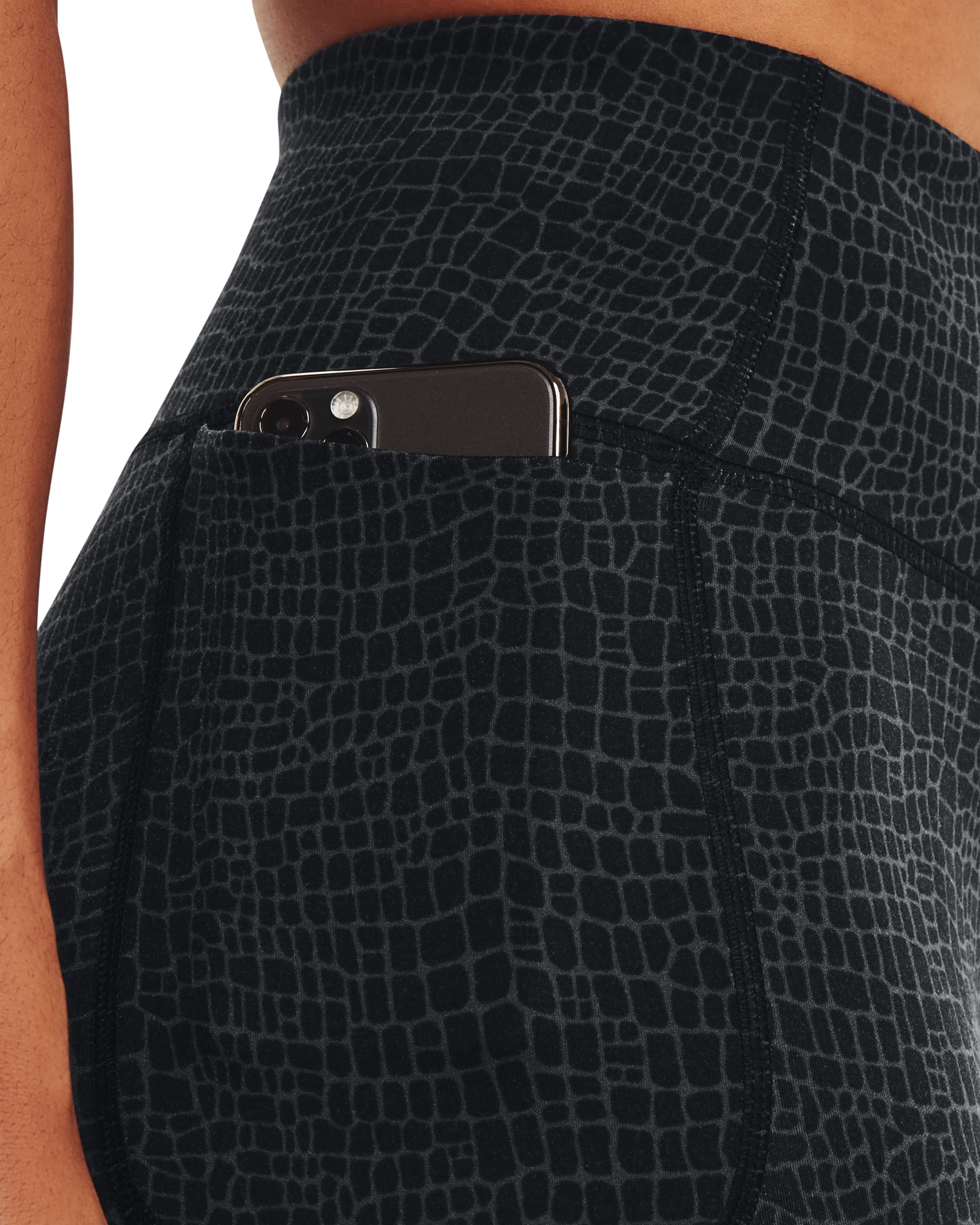 Women's UA Meridian Print Ankle Leggings - Image 6