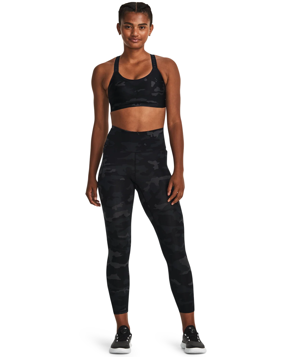 Women's UA Meridian Printed Ankle Leggings - Image 4