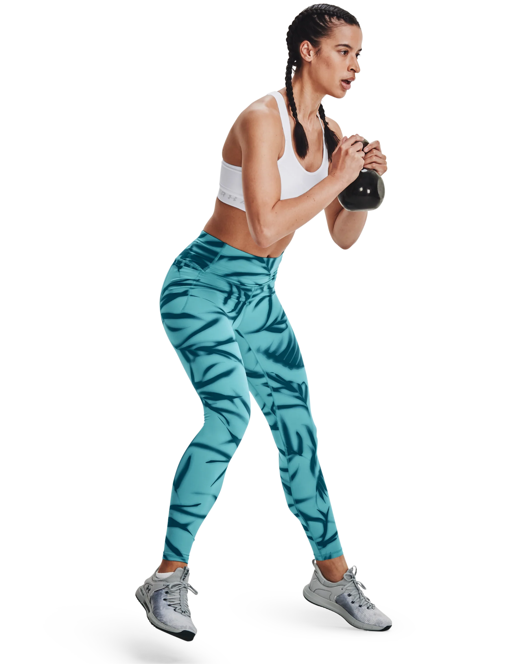 Women's UA Meridian Printed Full-Length Leggings - Image 6