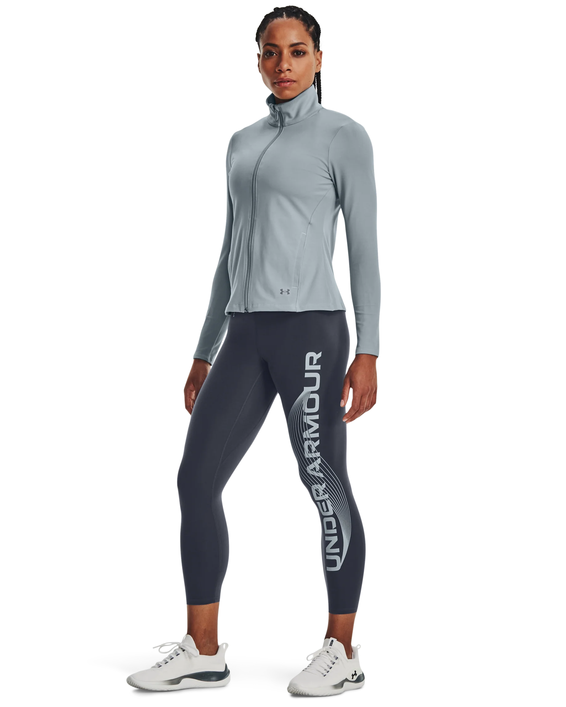Women's UA Motion Branded Ankle Leggings - Image 3