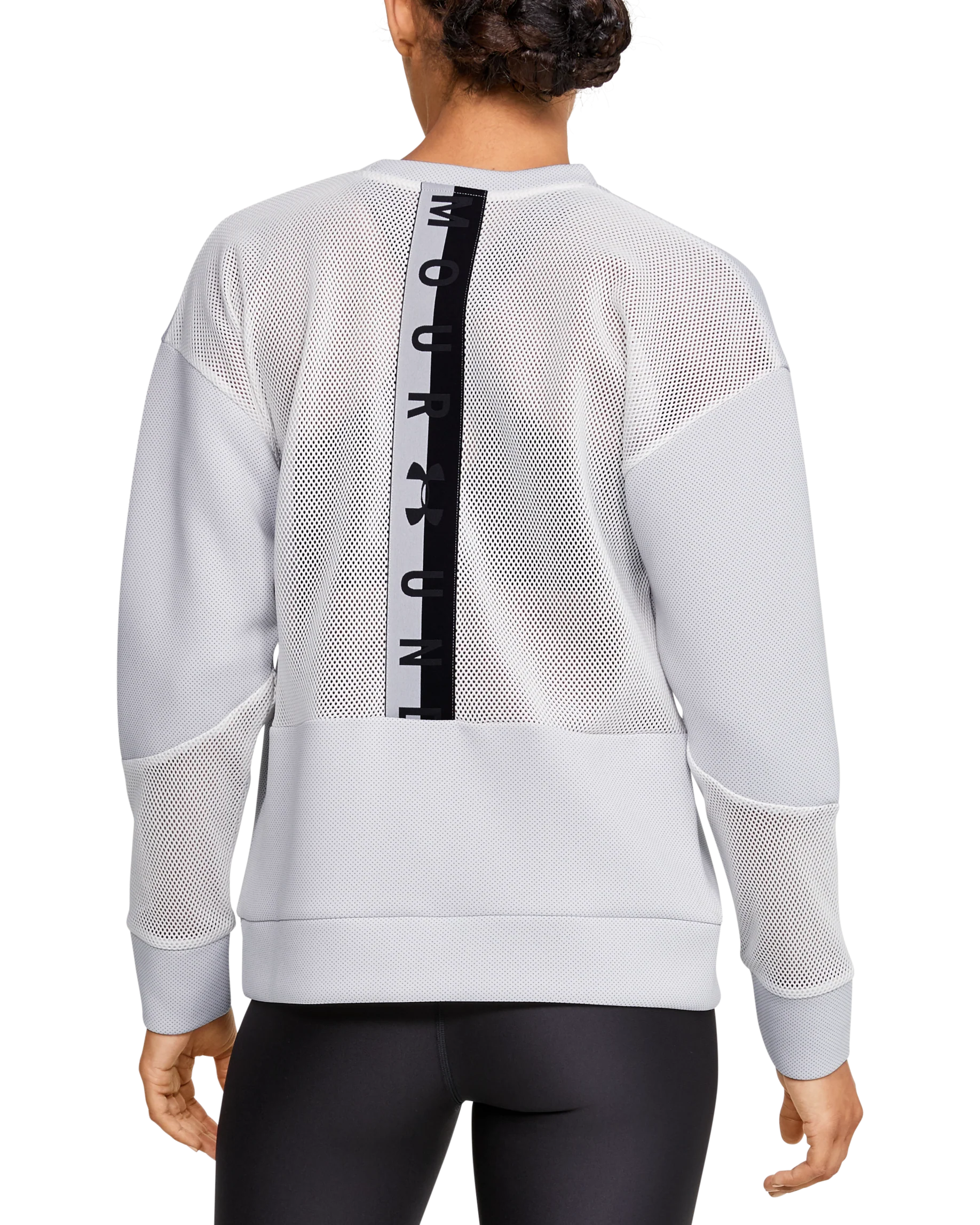 Women's UA /MOVE Mesh Inset Crew - Image 2