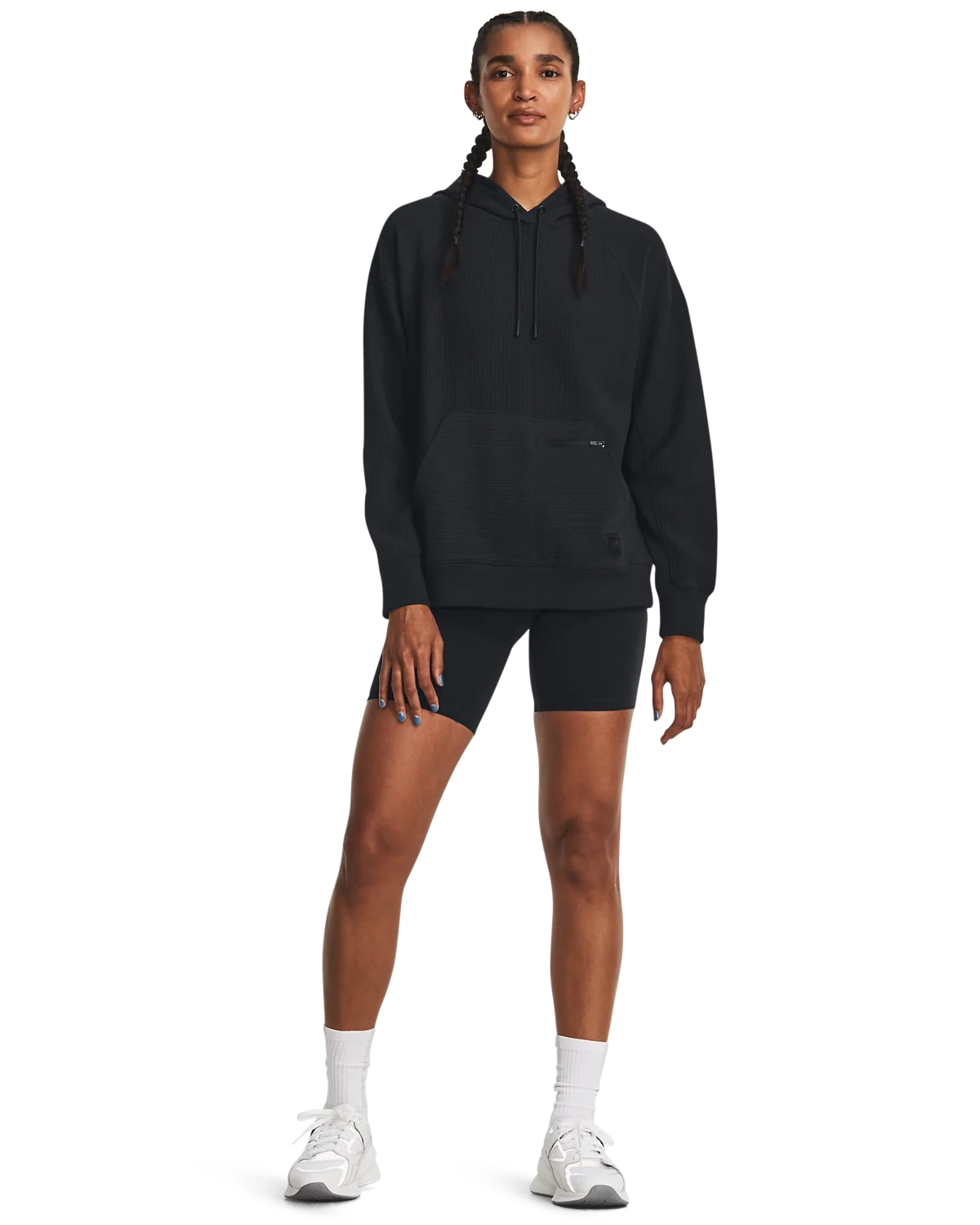 Women's UA Ottoman Fleece Hoodie - Image 3