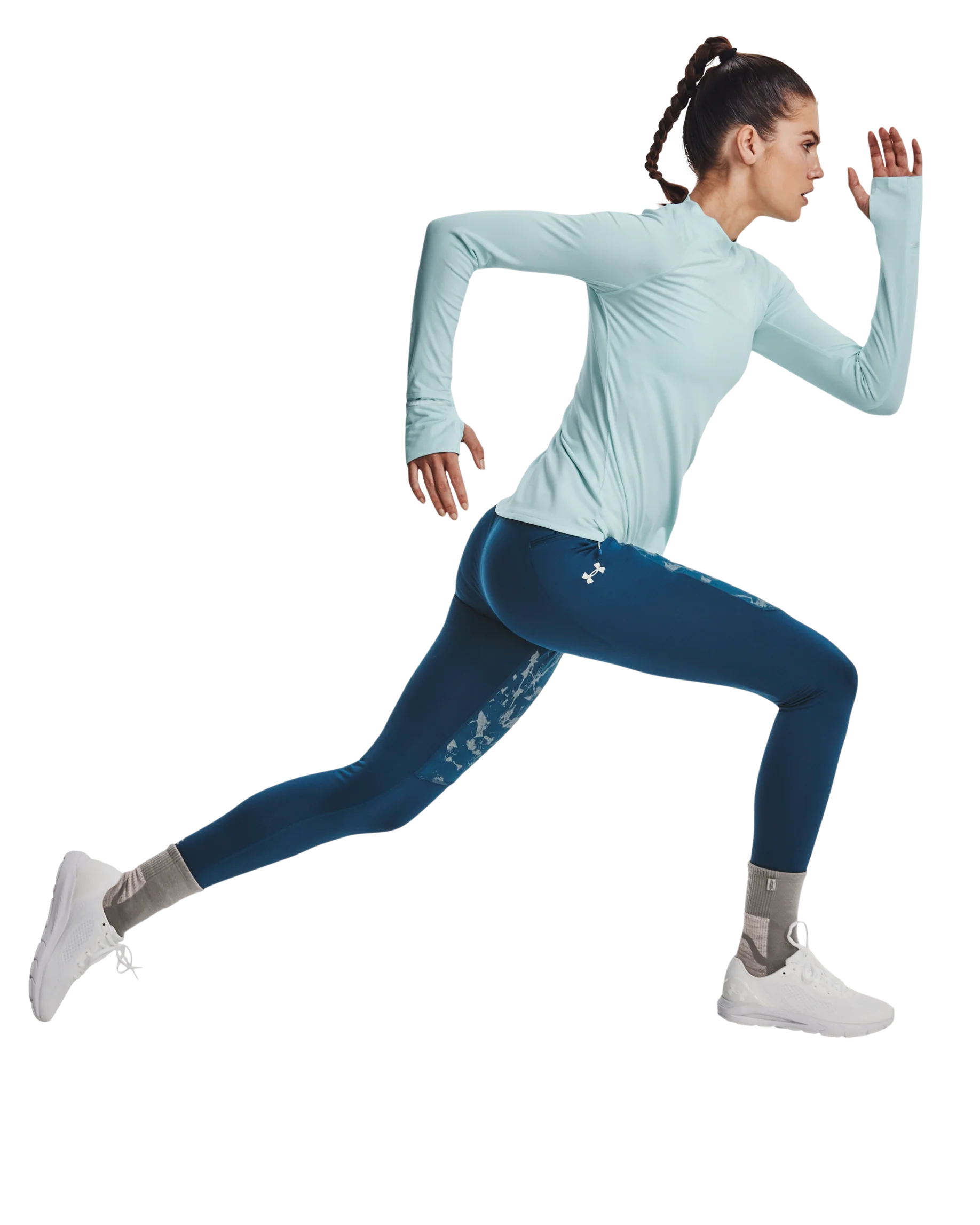 Women's UA Outrun The Cold Tights - Image 4