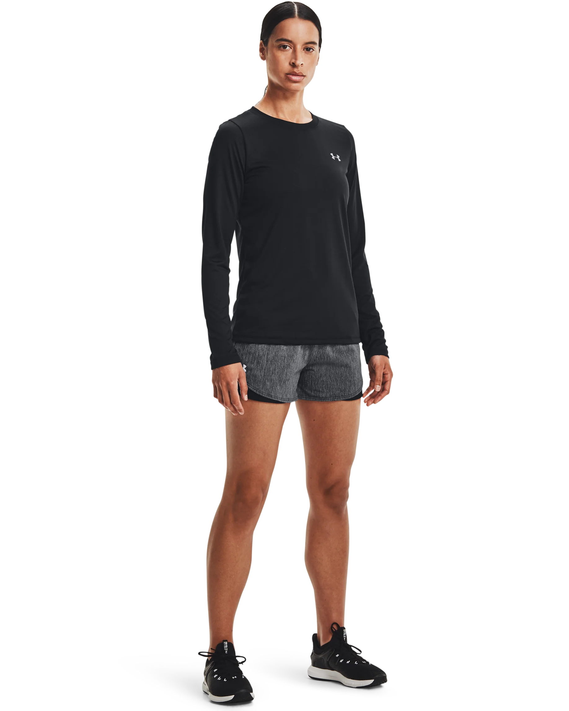 Women's UA Play Up Shorts 3.0 Twist - Image 3