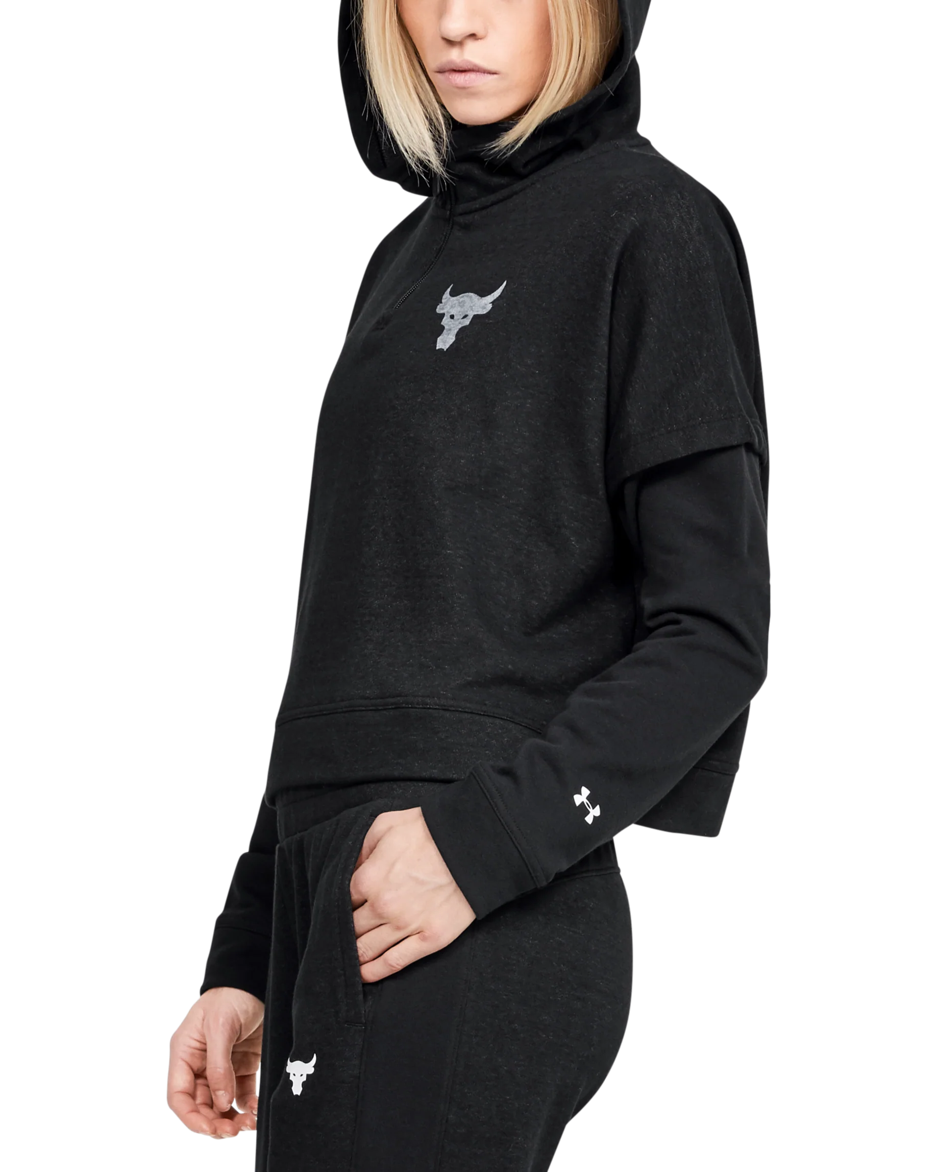 Women's Project Rock Terry Hoodie - Image 6