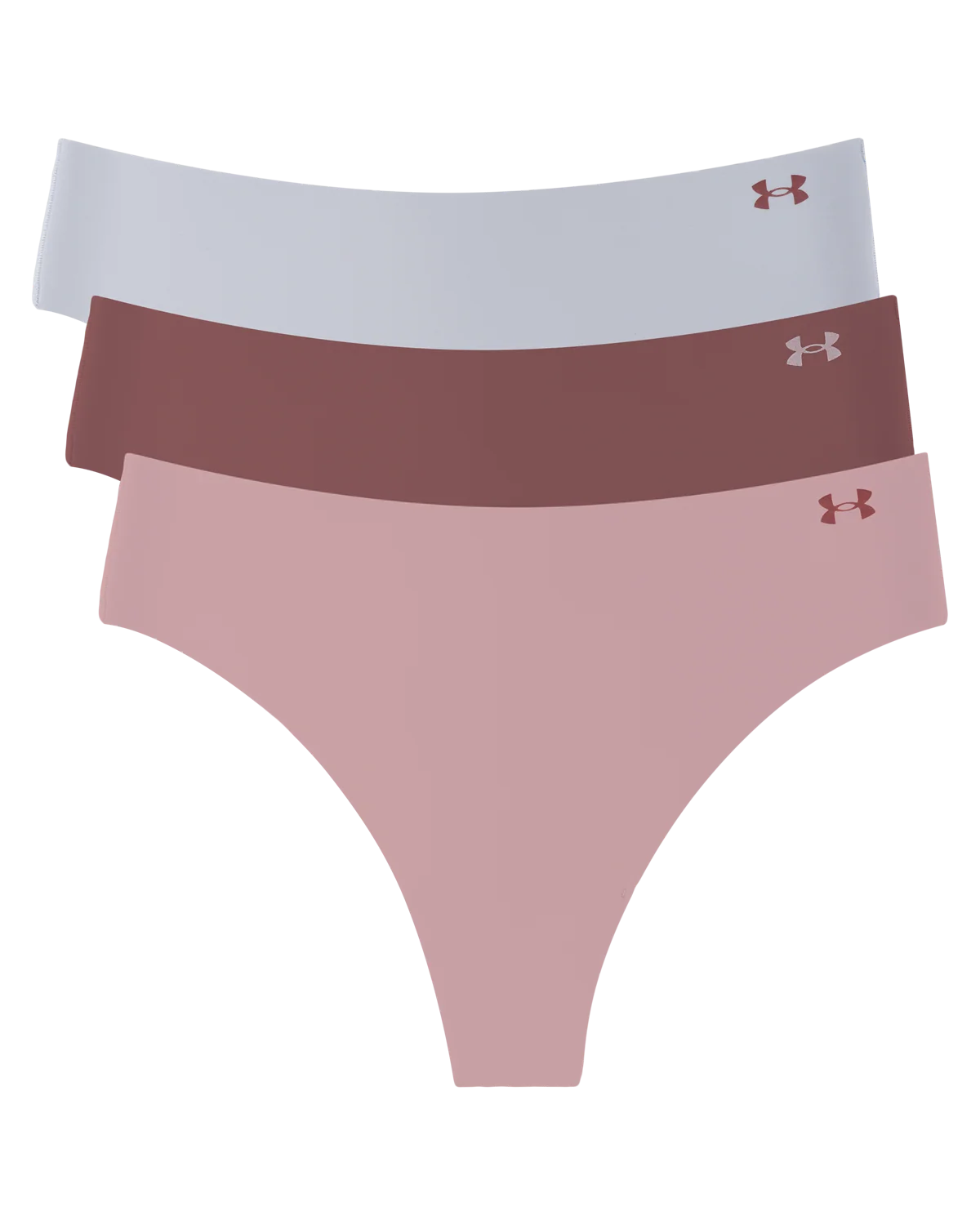 Women's UA Pure Stretch 3-Pack No Show Thong - Image 6