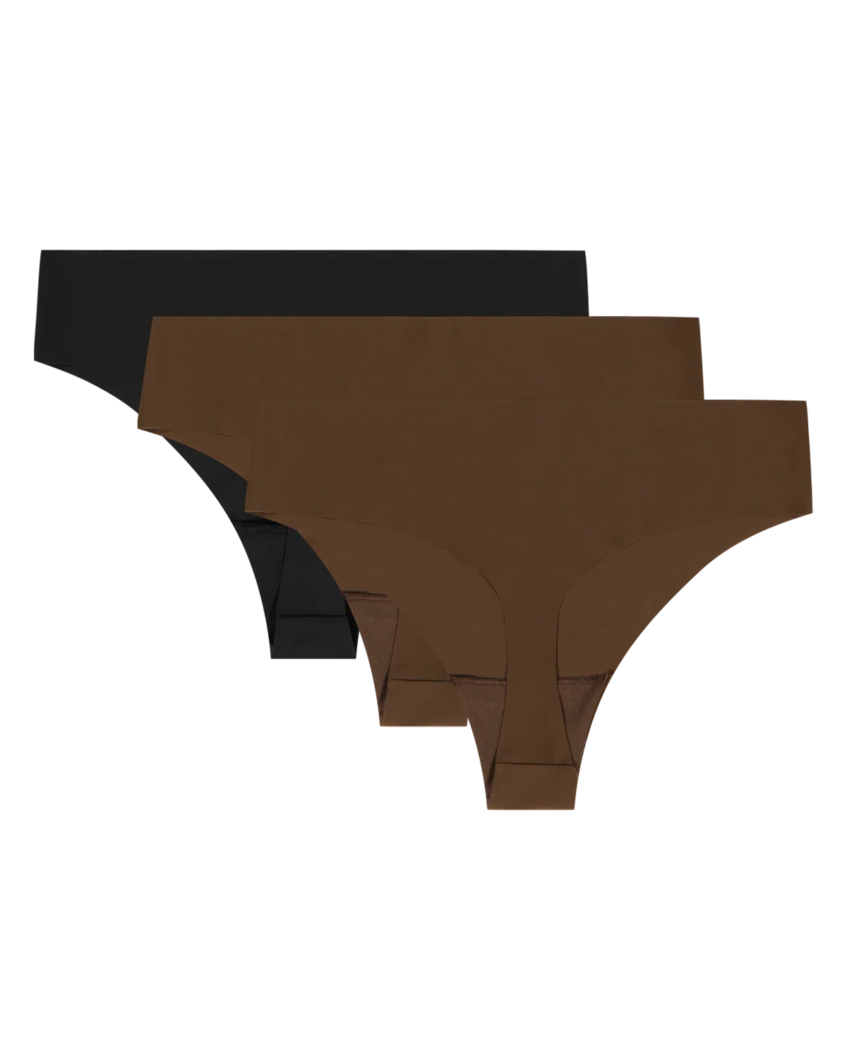 Women's UA Pure Stretch 3-Pack No Show Thong - Image 3