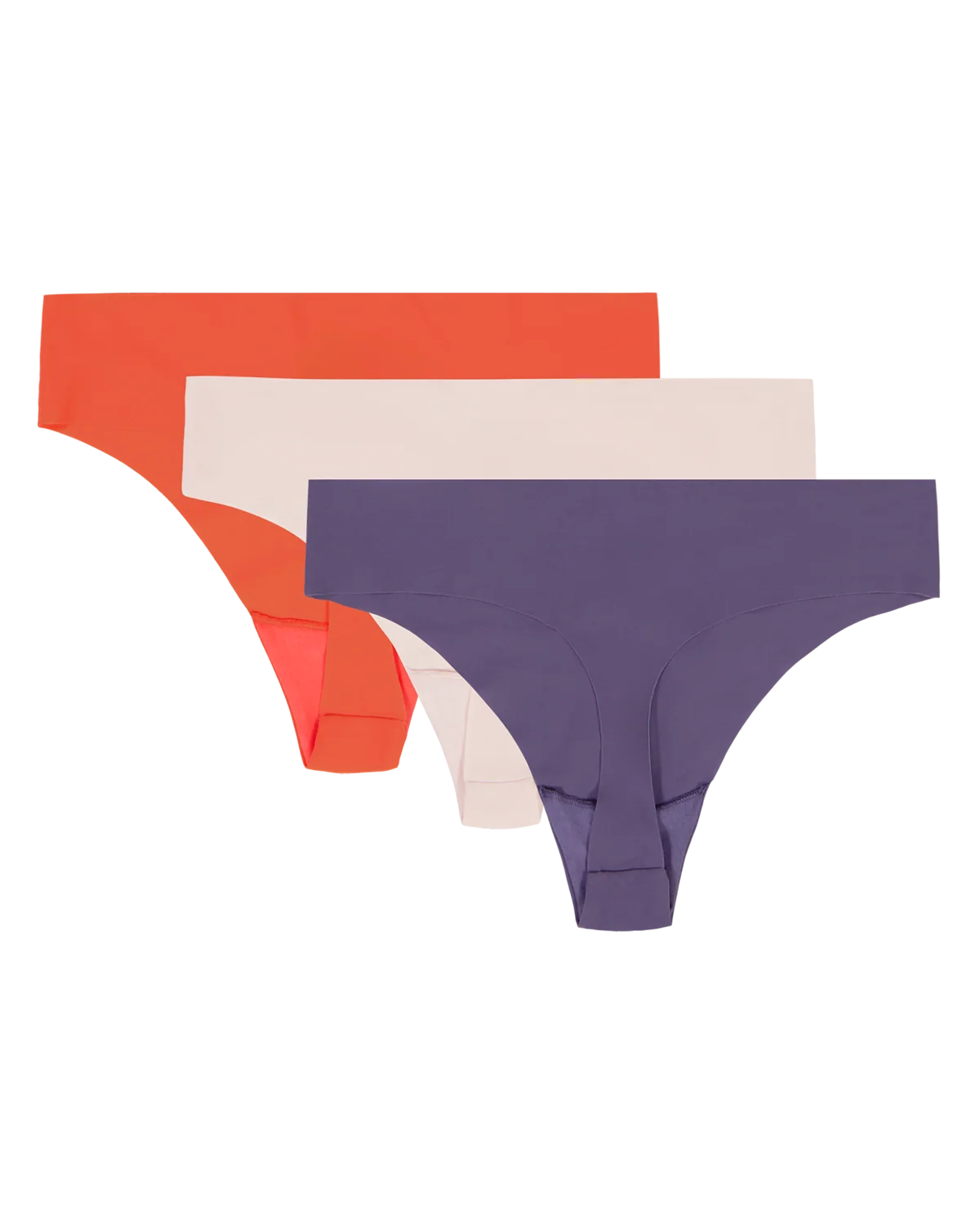 Women's UA Pure Stretch 3-Pack No Show Thong - Image 3