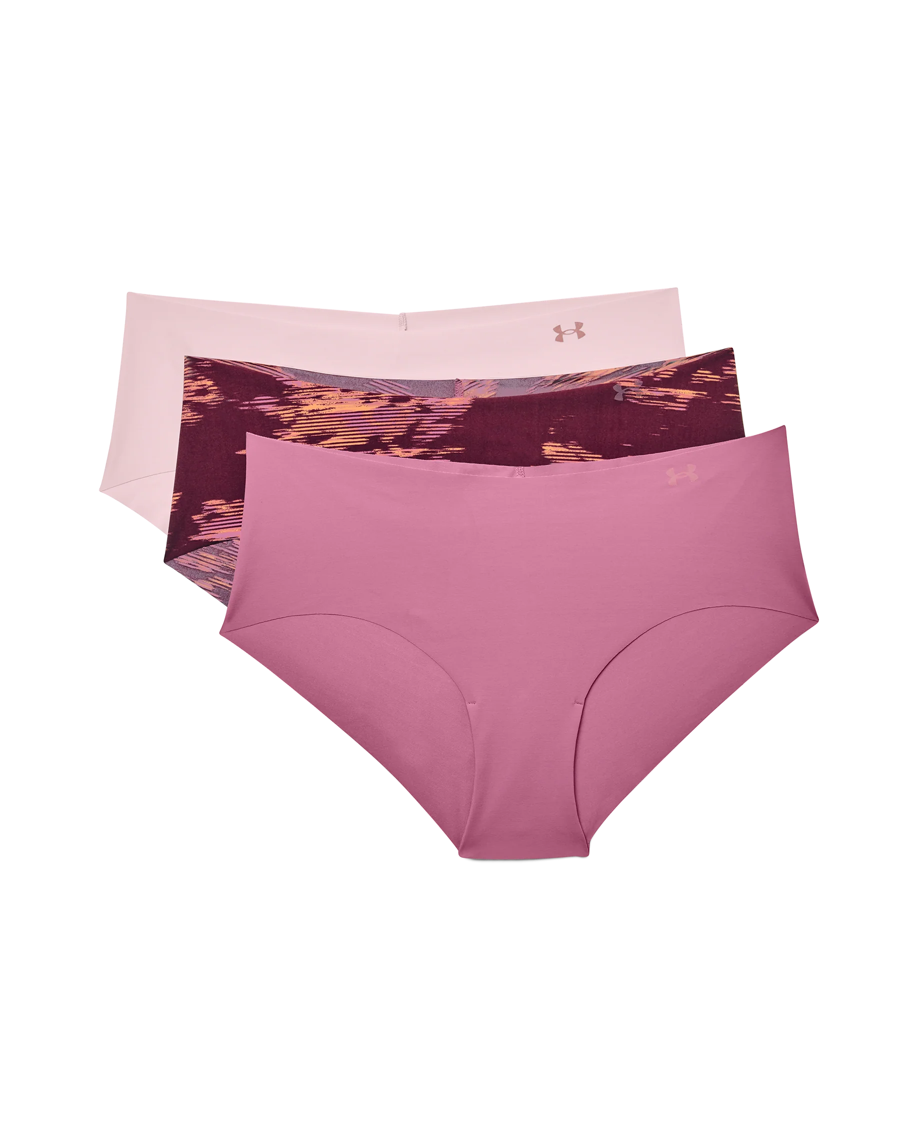 Women's UA Pure Stretch Hipster 3-Pack Printed - Image 3