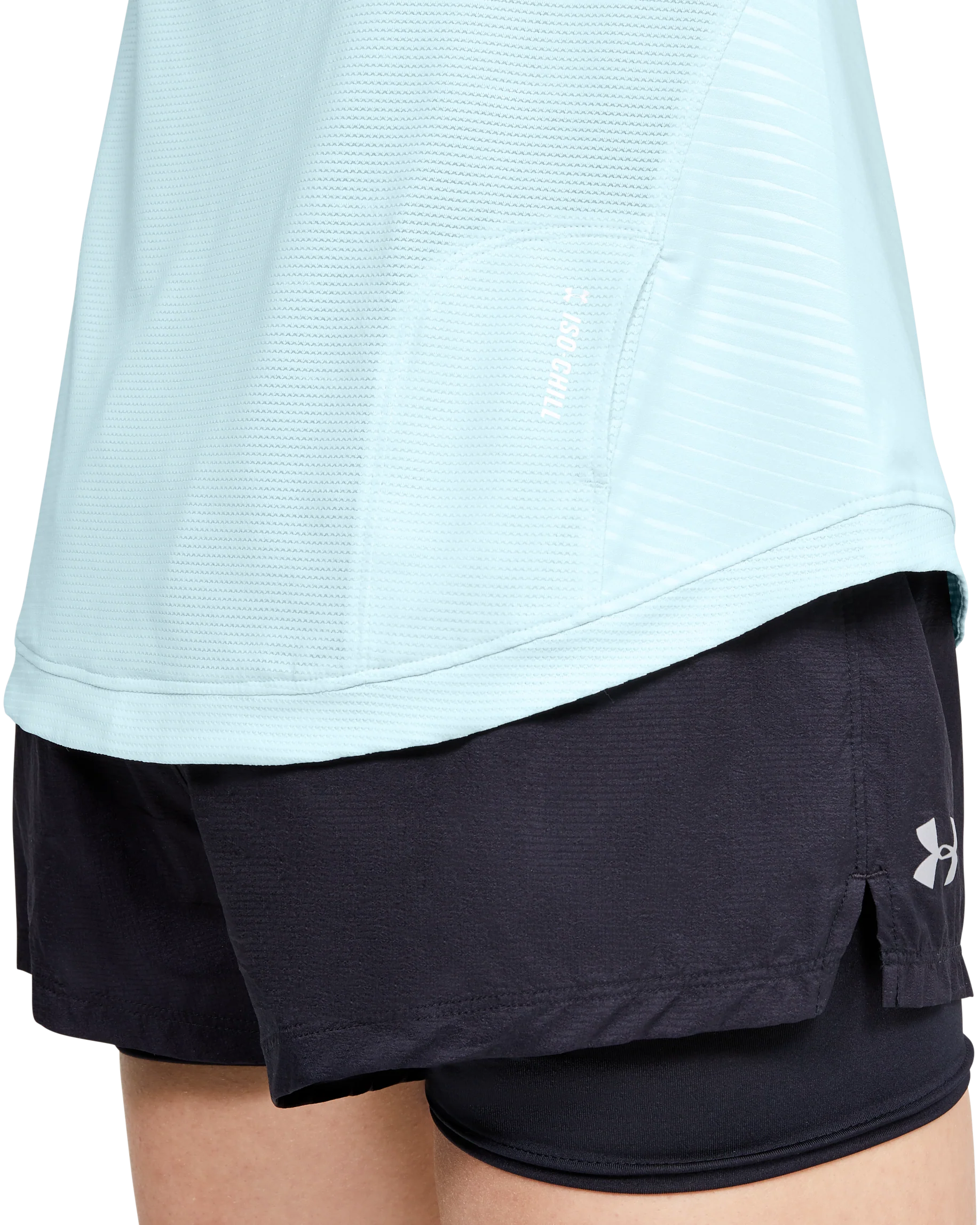 Women's UA Qualifier Iso-Chill Embossed Short Sleeve - Image 5