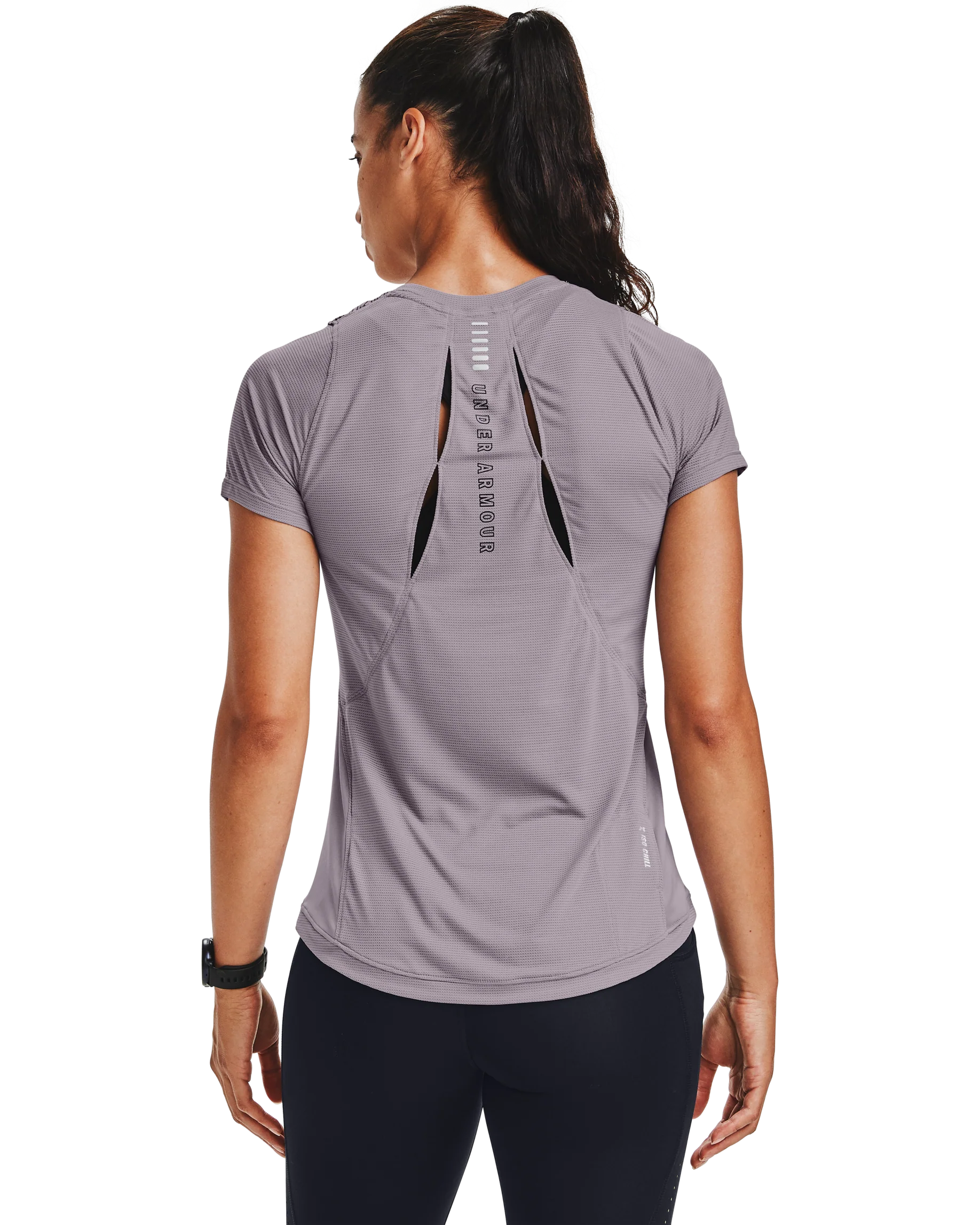 Women's UA Qualifier Iso-Chill Short Sleeve - Image 2