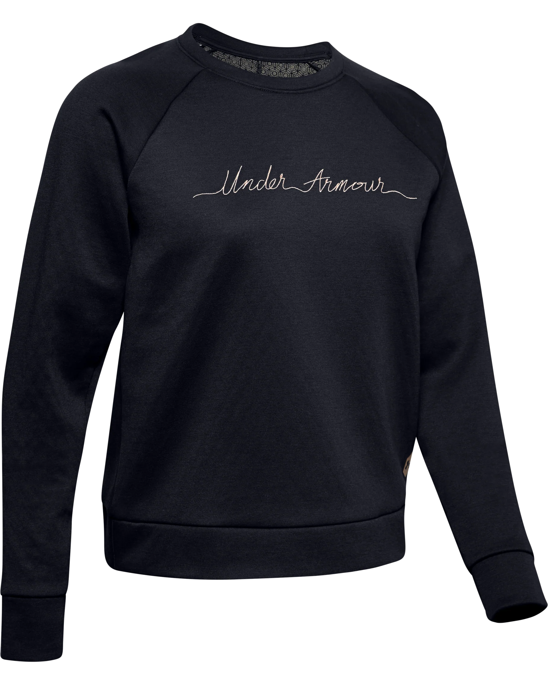 Women's UA RECOVER™ Fleece Script Crew - Image 3