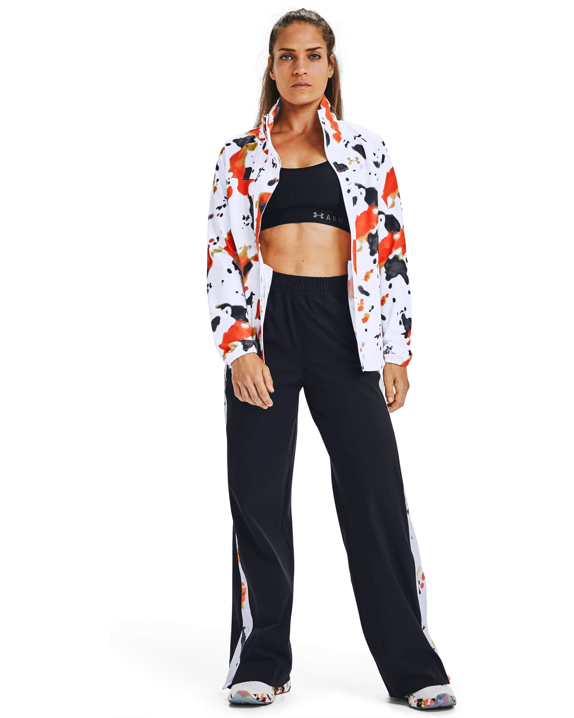 Women's UA RECOVER™ Woven Upstream Camo Jacket - Image 3