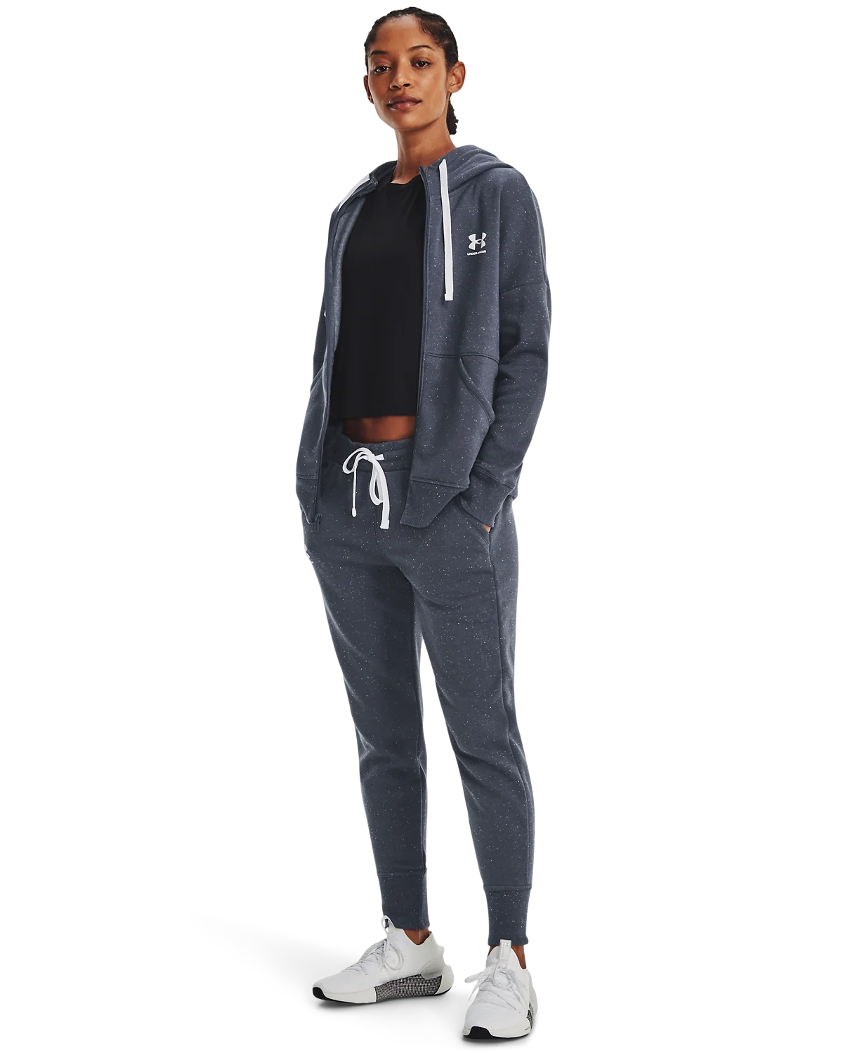 Women's UA Rival Fleece Full Zip Hoodie - Image 4