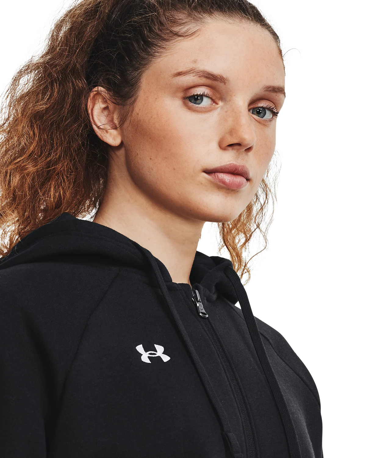 Women's UA Rival Fleece Full-Zip Hoodie - Image 4