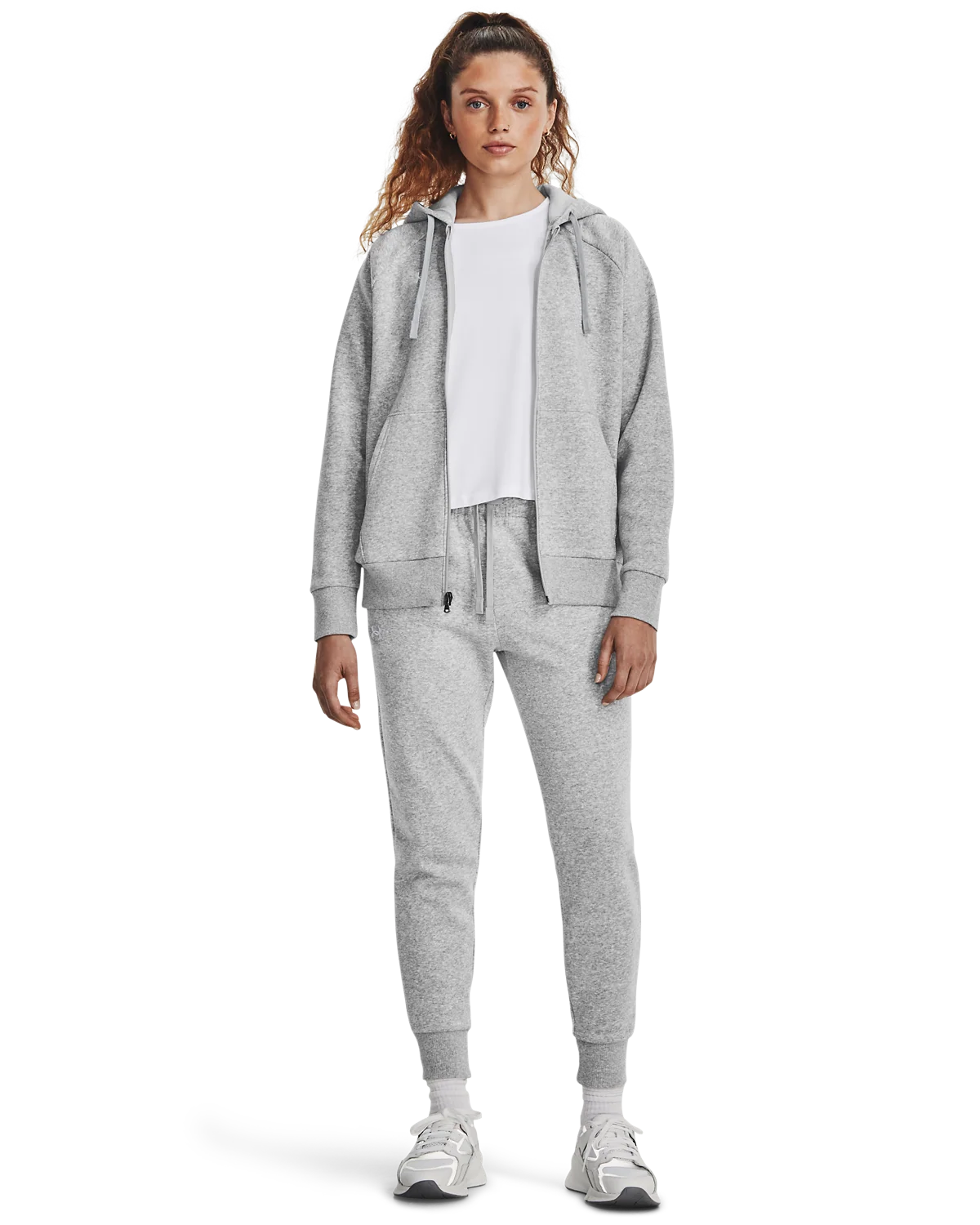 Women's UA Rival Fleece Full-Zip Hoodie - Image 3