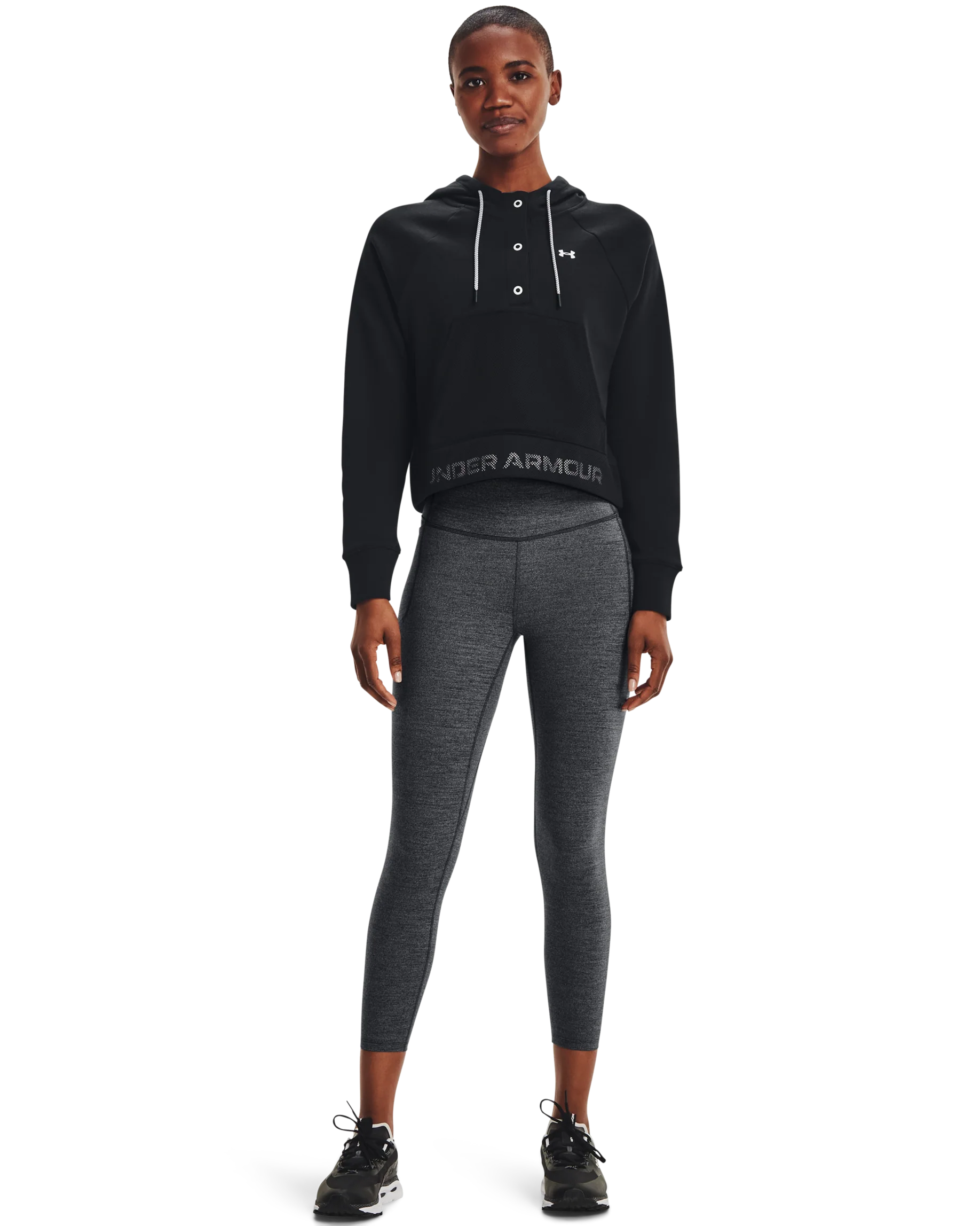 Women's UA Rival Fleece Mesh Hoodie - Image 3