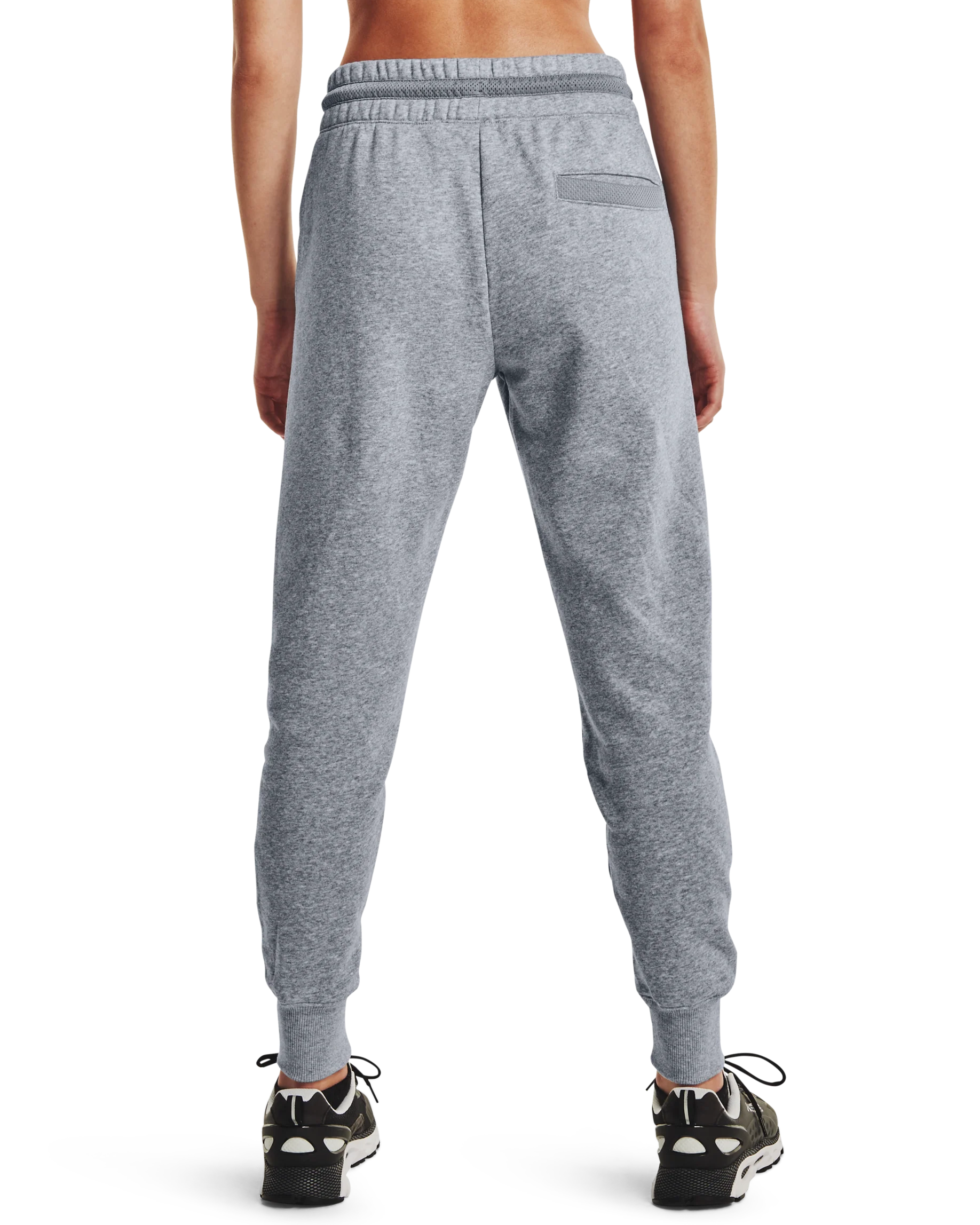 Women's UA Rival Fleece Mesh Pants - Image 2