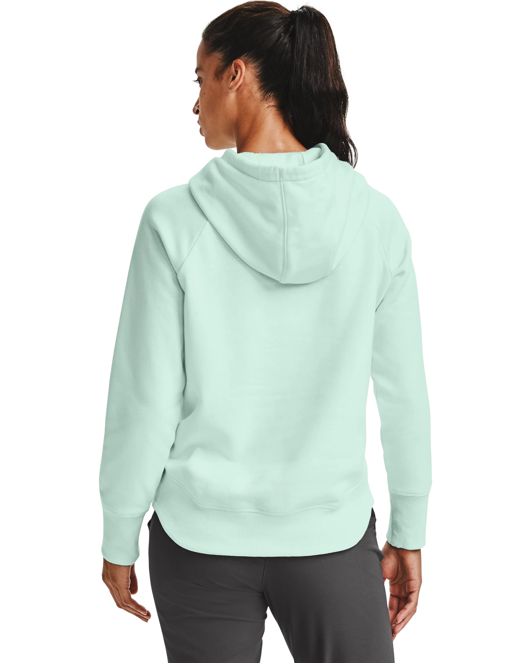 Women's UA Rival Fleece Metallic Hoodie - Image 2
