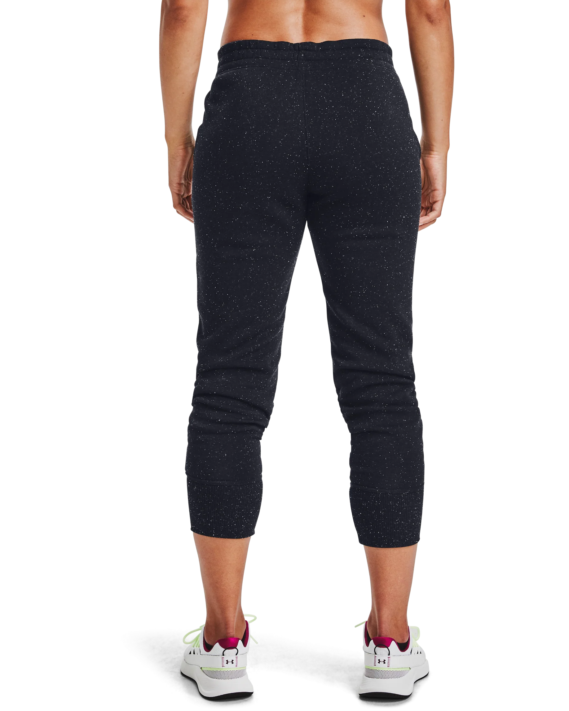 Women's UA Rival Fleece Shine Joggers - Image 2