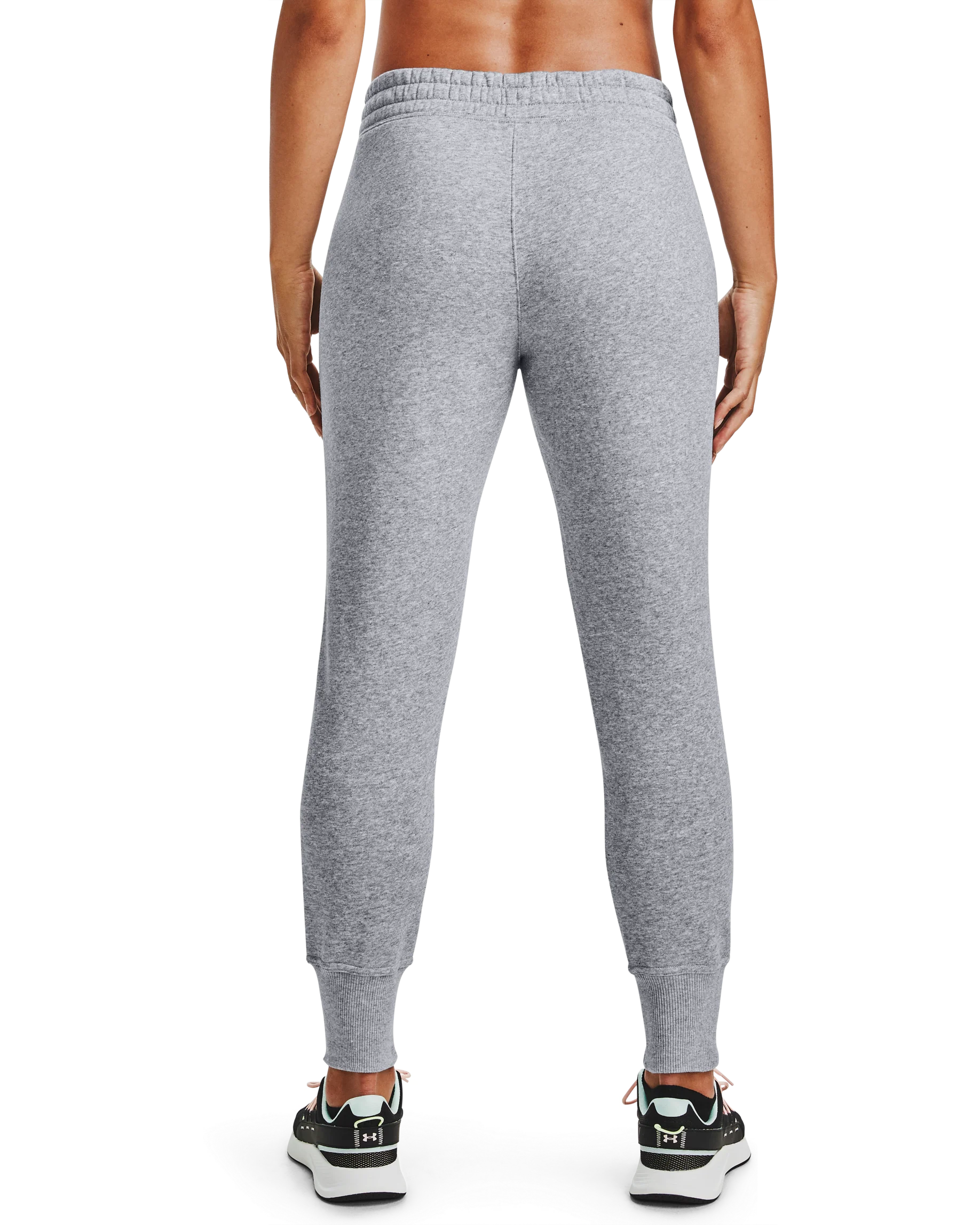 Women's UA Rival Fleece Shine Joggers - Image 2