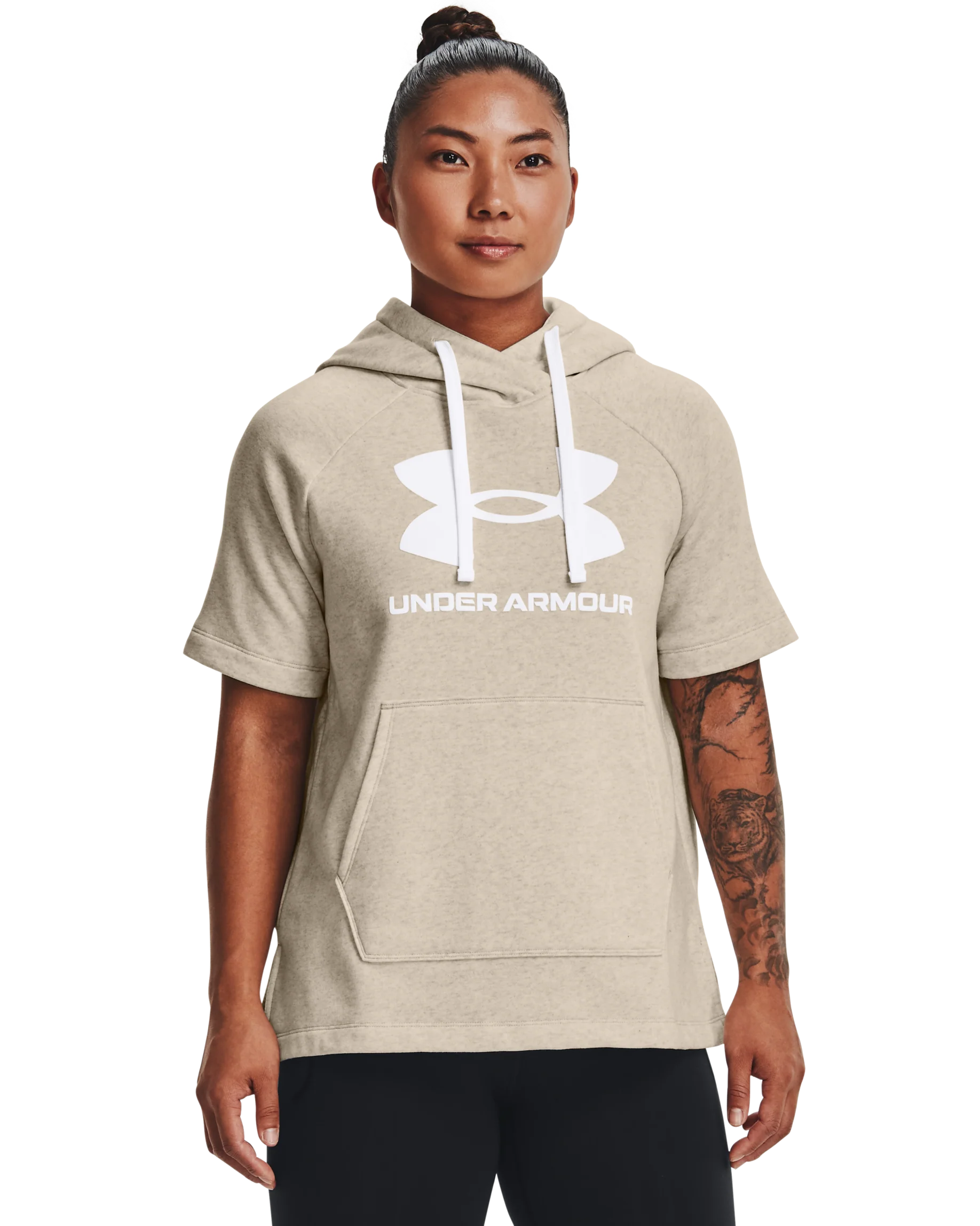 Women's UA Rival Fleece Short Sleeve Hoodie