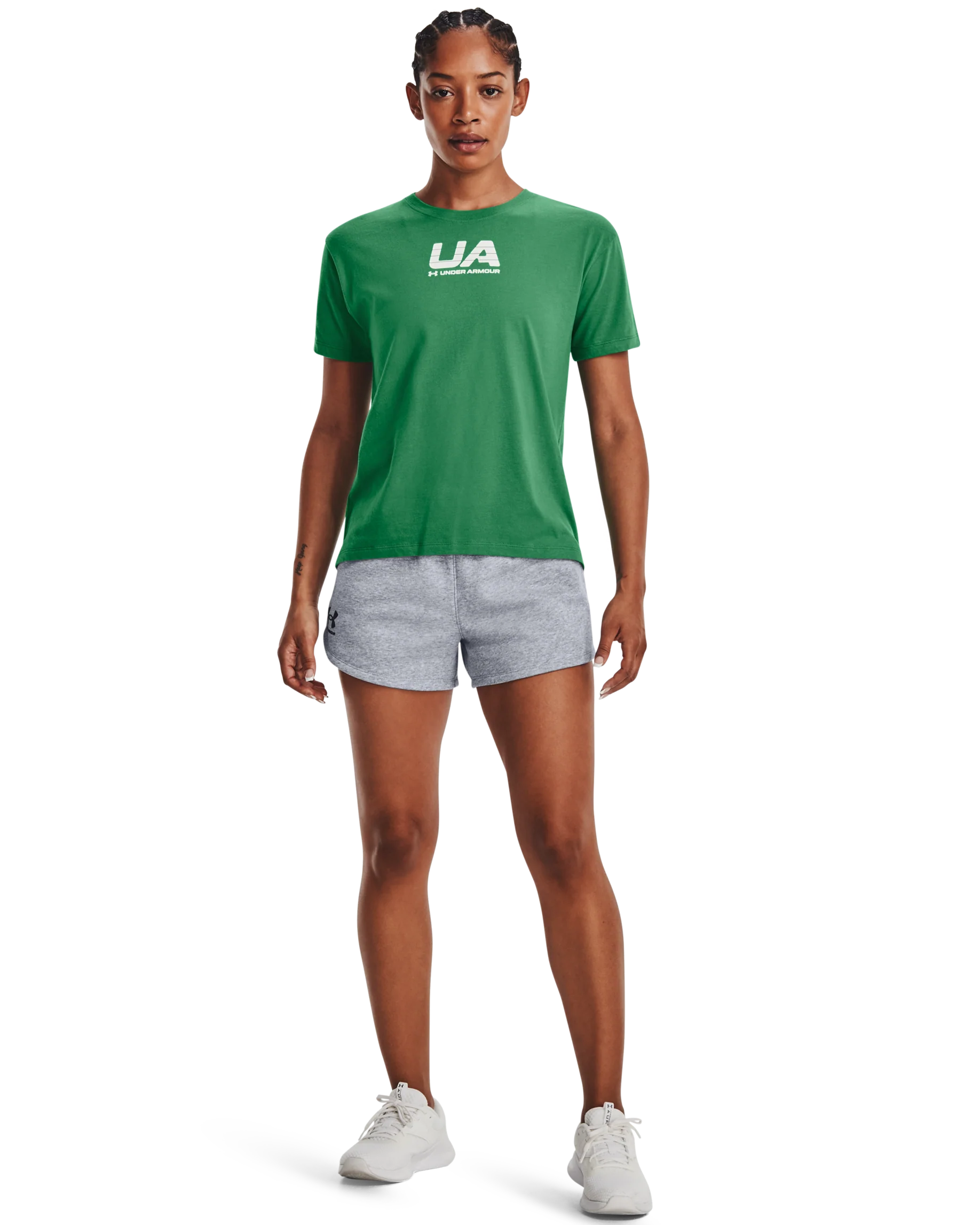 Women's UA Rival Fleece Shorts - Image 4