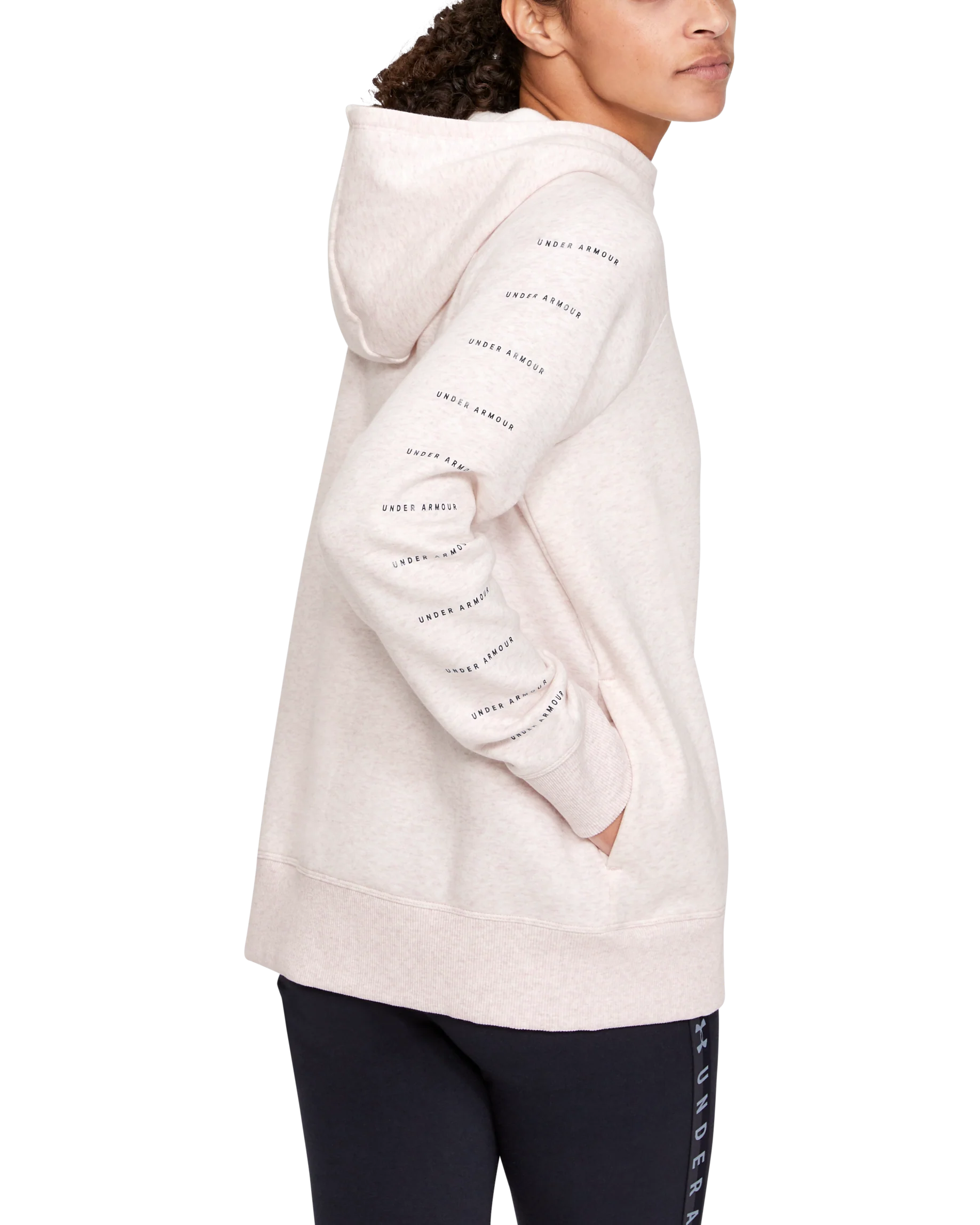 Women's UA Rival Fleece Sportstyle LC Graphic Full Zip Long Sleeve
