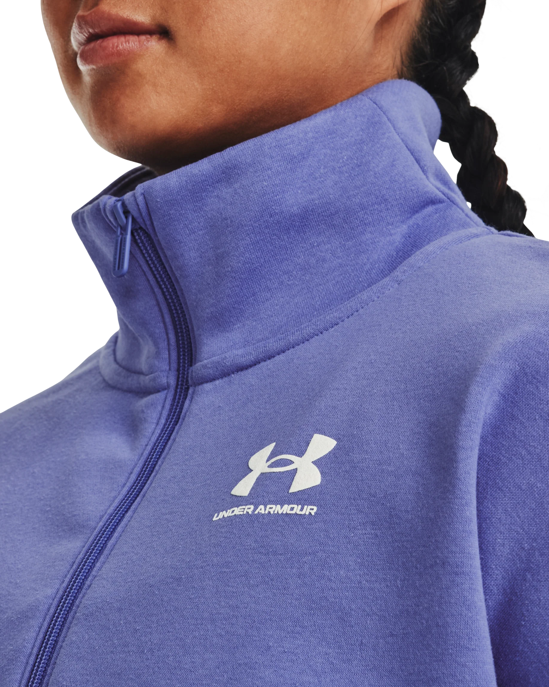 Women's UA Rival Fleece ½ Zip - Image 5