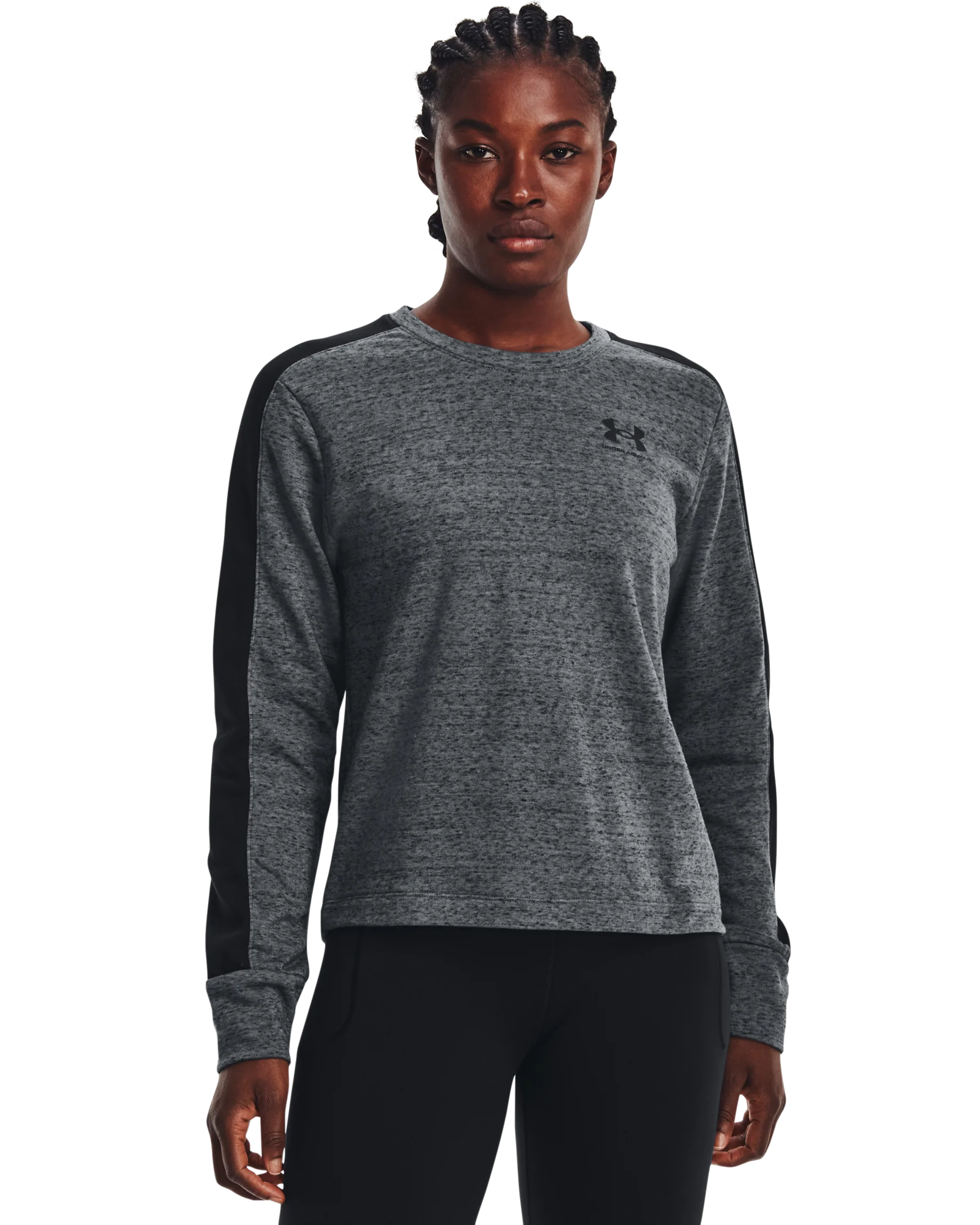 Women's UA Rival Terry Colorblock Crew