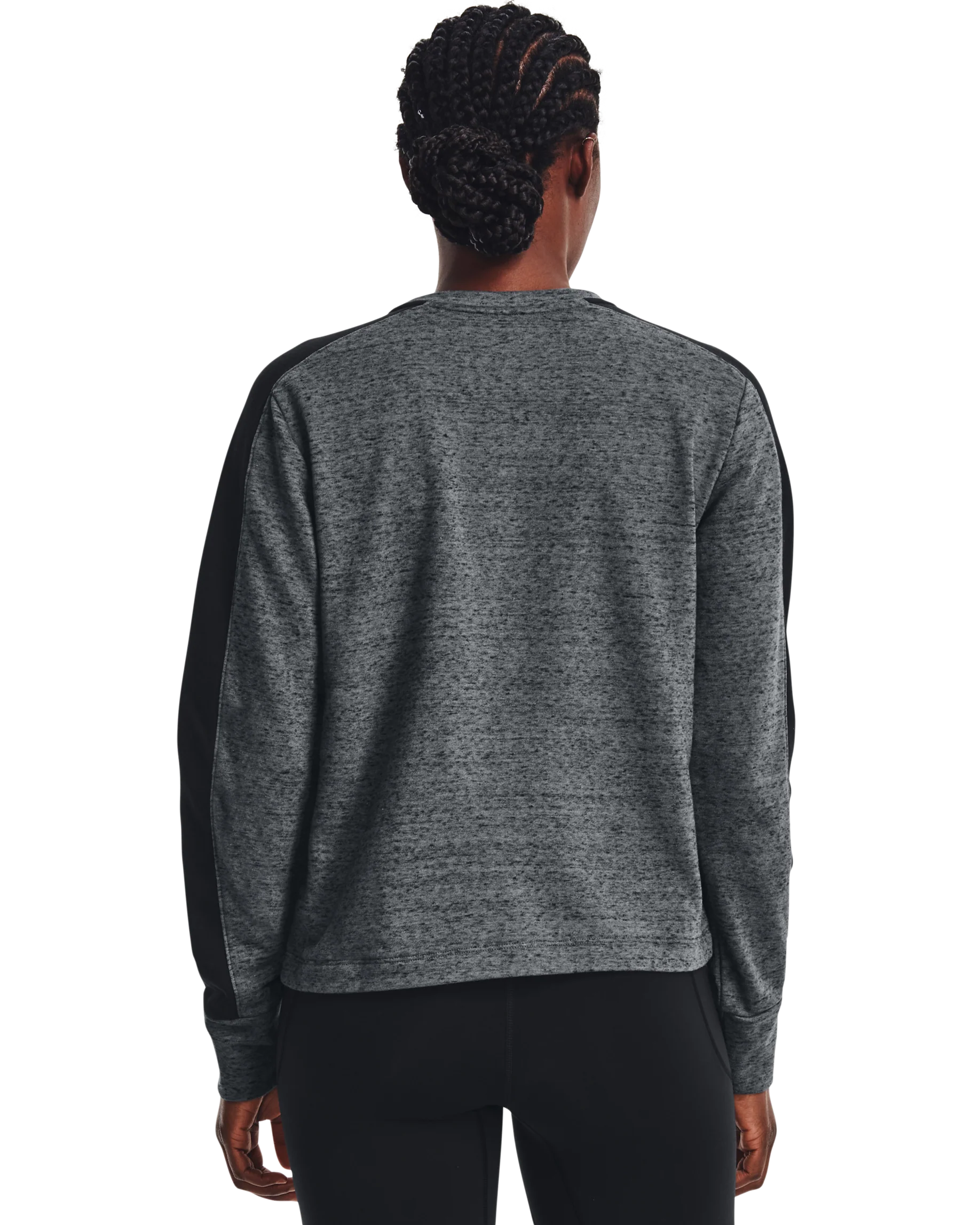 Women's UA Rival Terry Colorblock Crew - Image 2