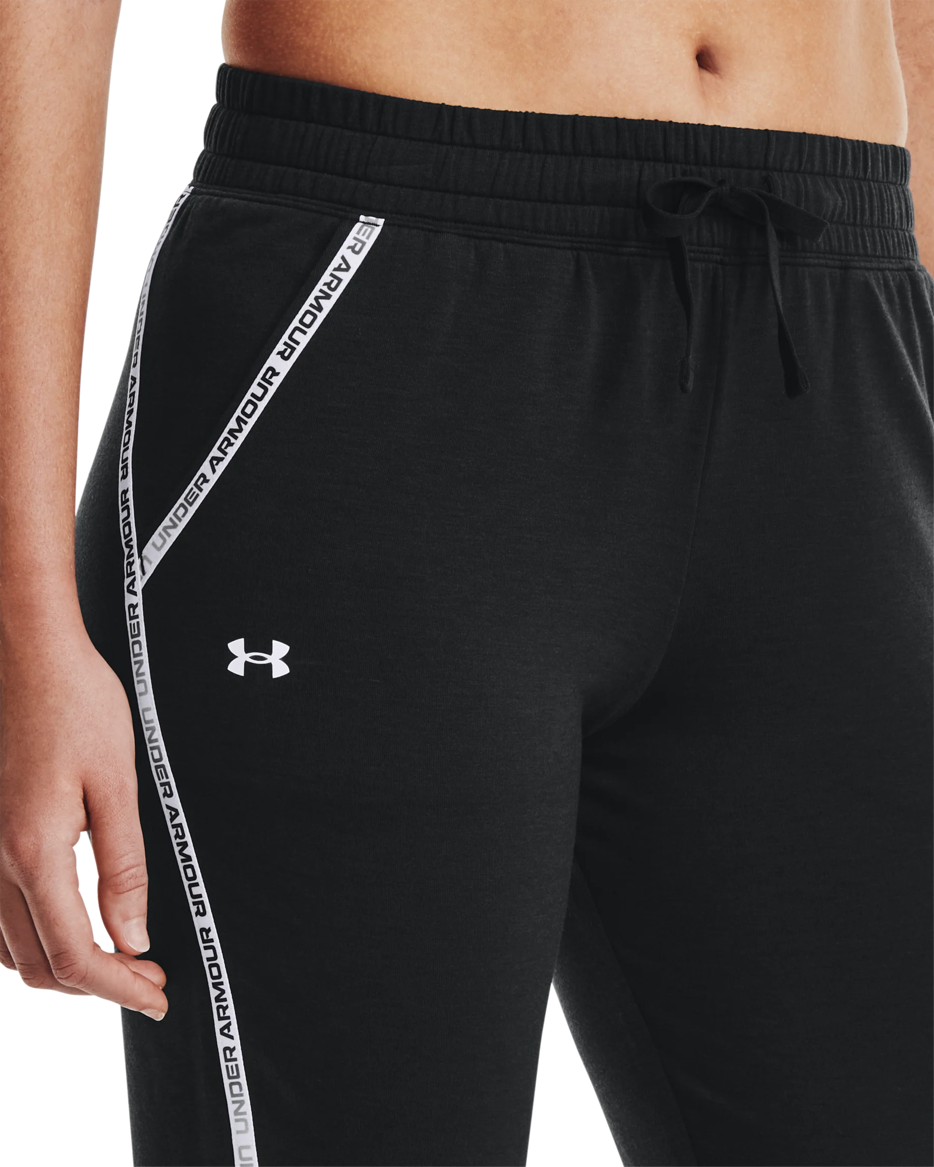 Women's UA Rival Terry Taped Pants - Image 6