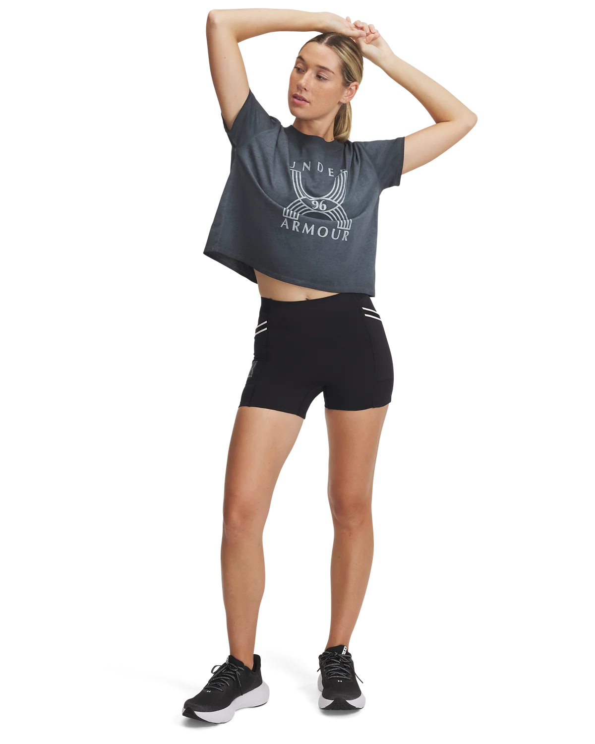 Women's UA Run 96 Shorts - Image 3