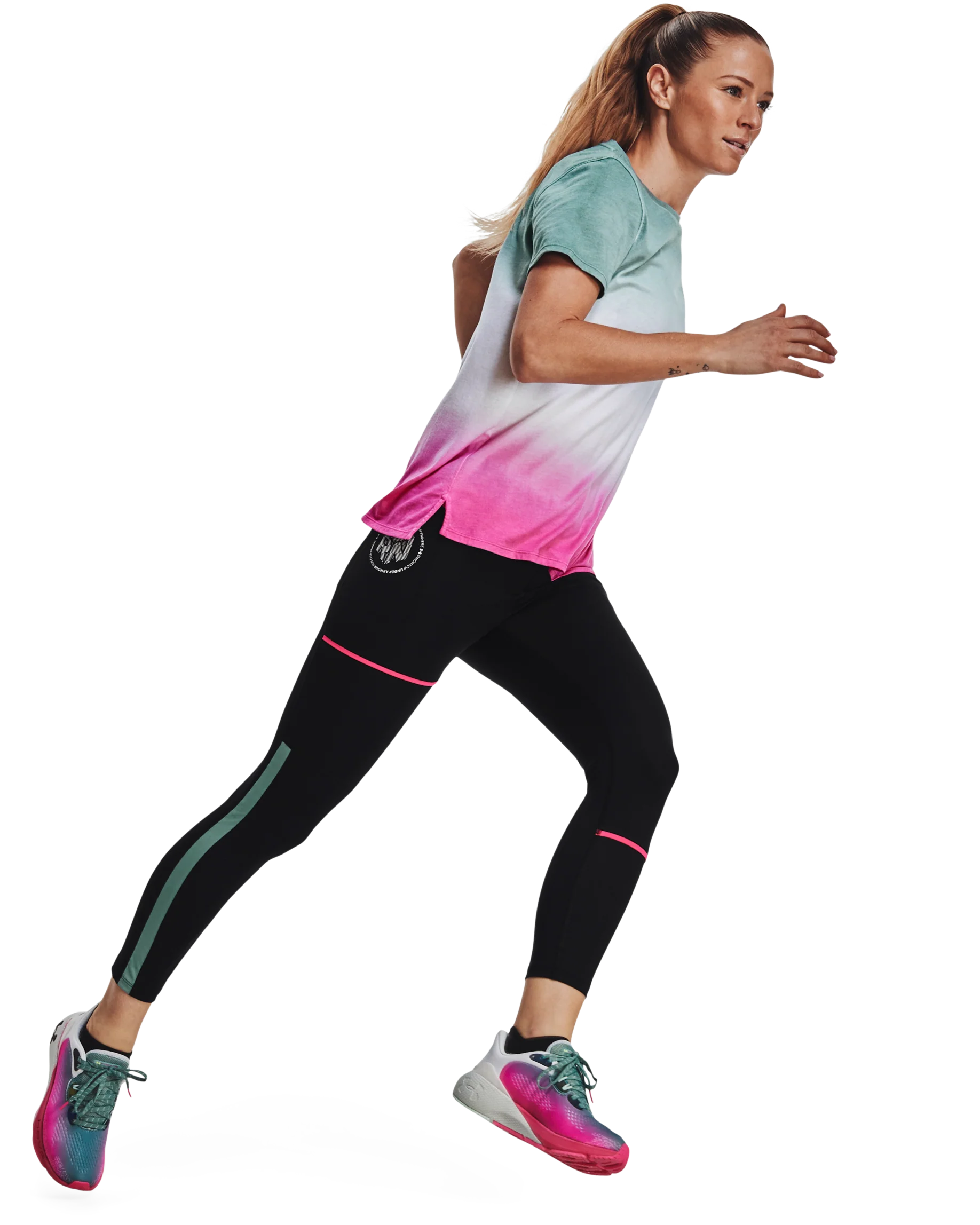 Women's UA Run Anywhere Ankle Tights - Image 3