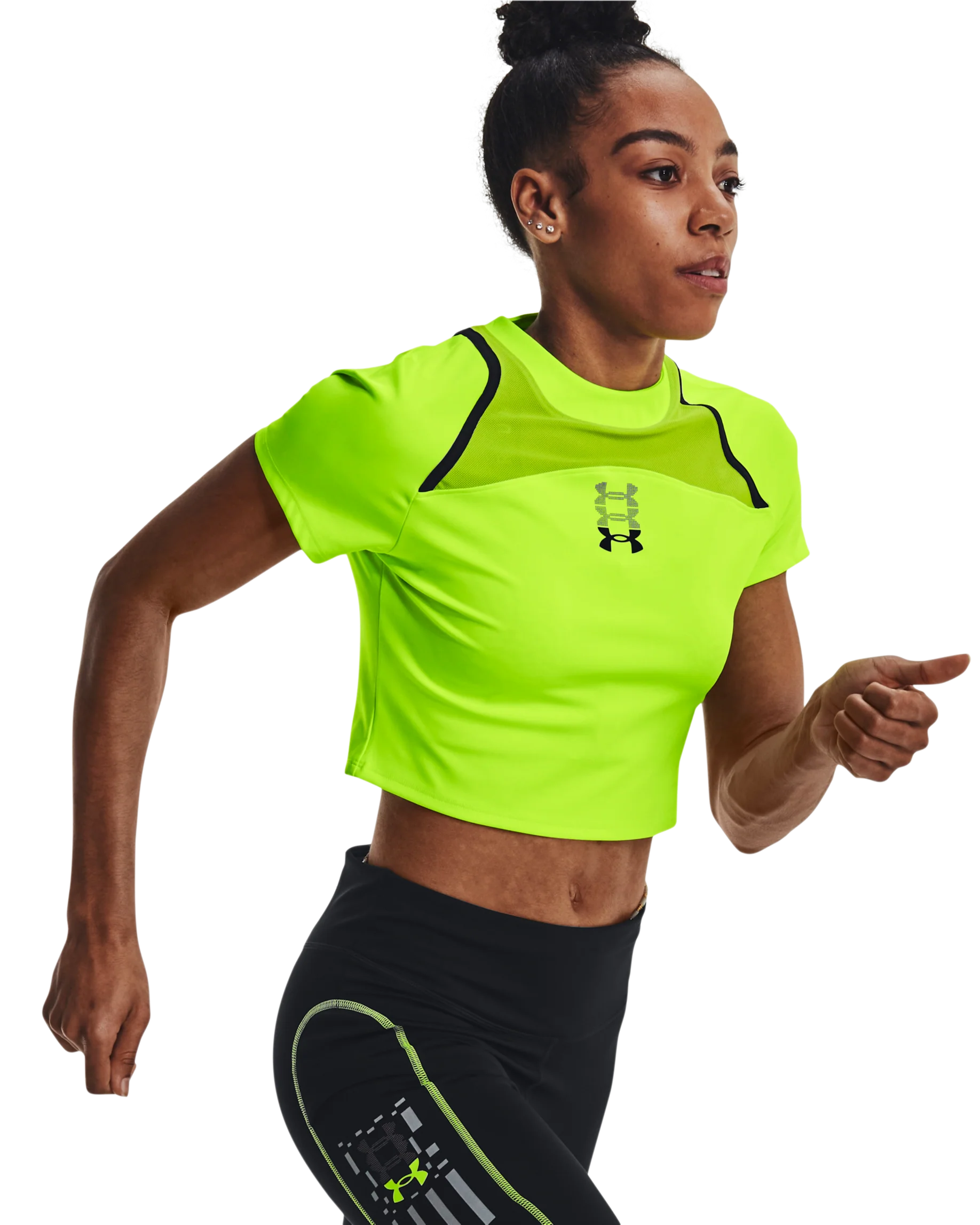 Women's UA Run Anywhere Crop Short Sleeve - Image 4
