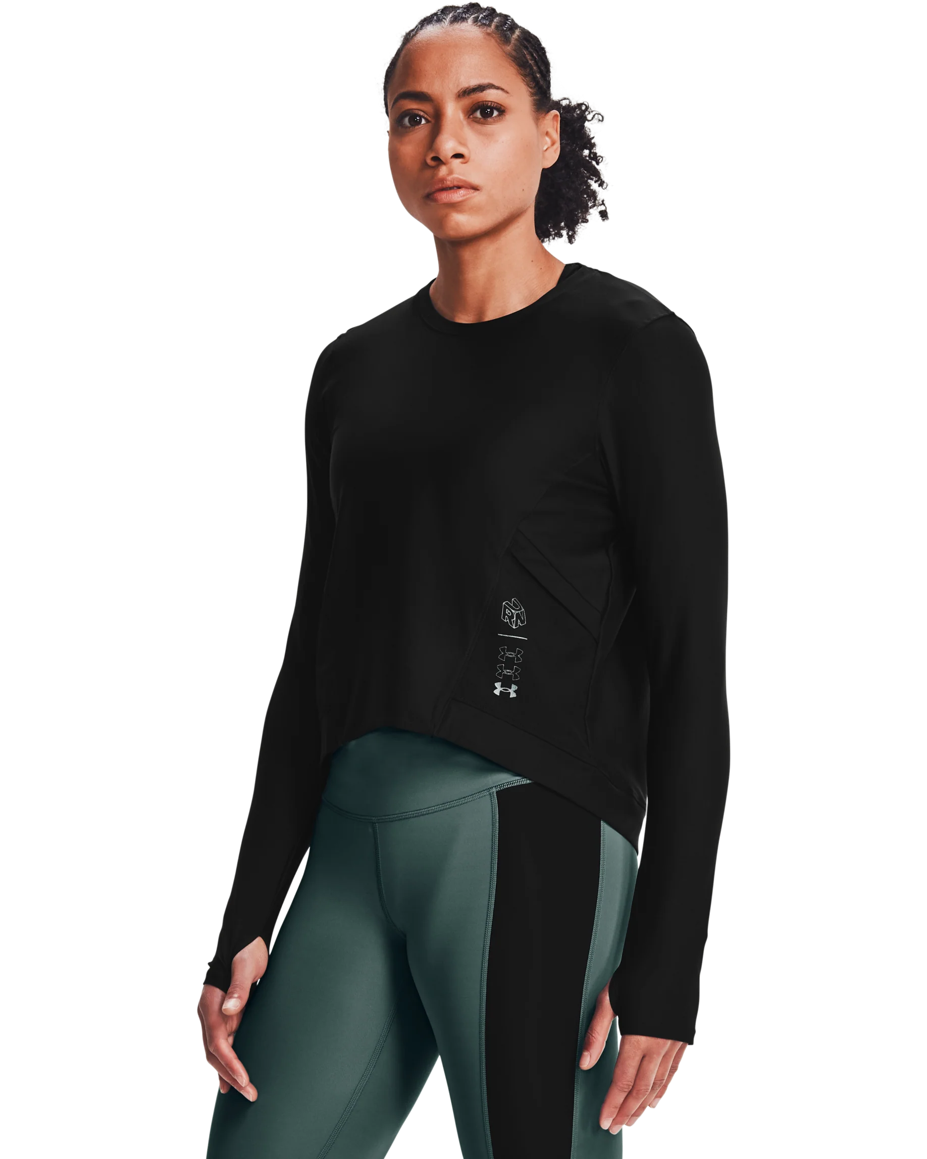 Women's UA Run Anywhere Cropped Long Sleeve Shirt
