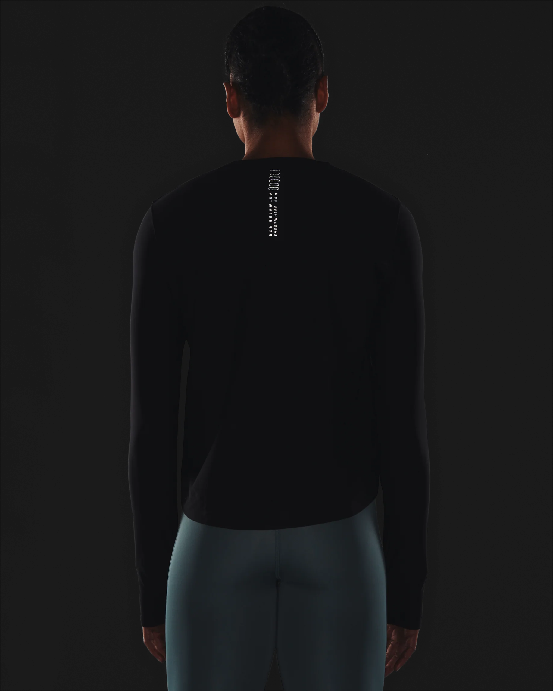 Women's UA Run Anywhere Cropped Long Sleeve Shirt - Image 6