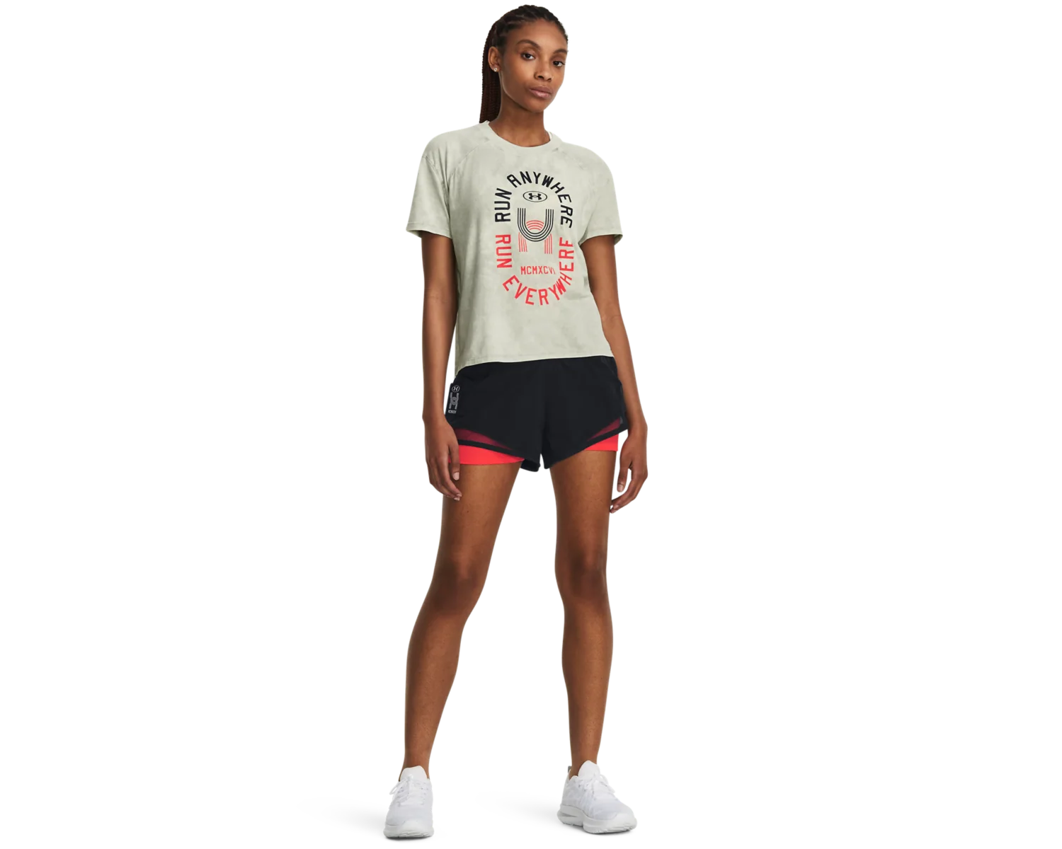 Women's UA Run Everywhere Graphic Short Sleeve - Image 3