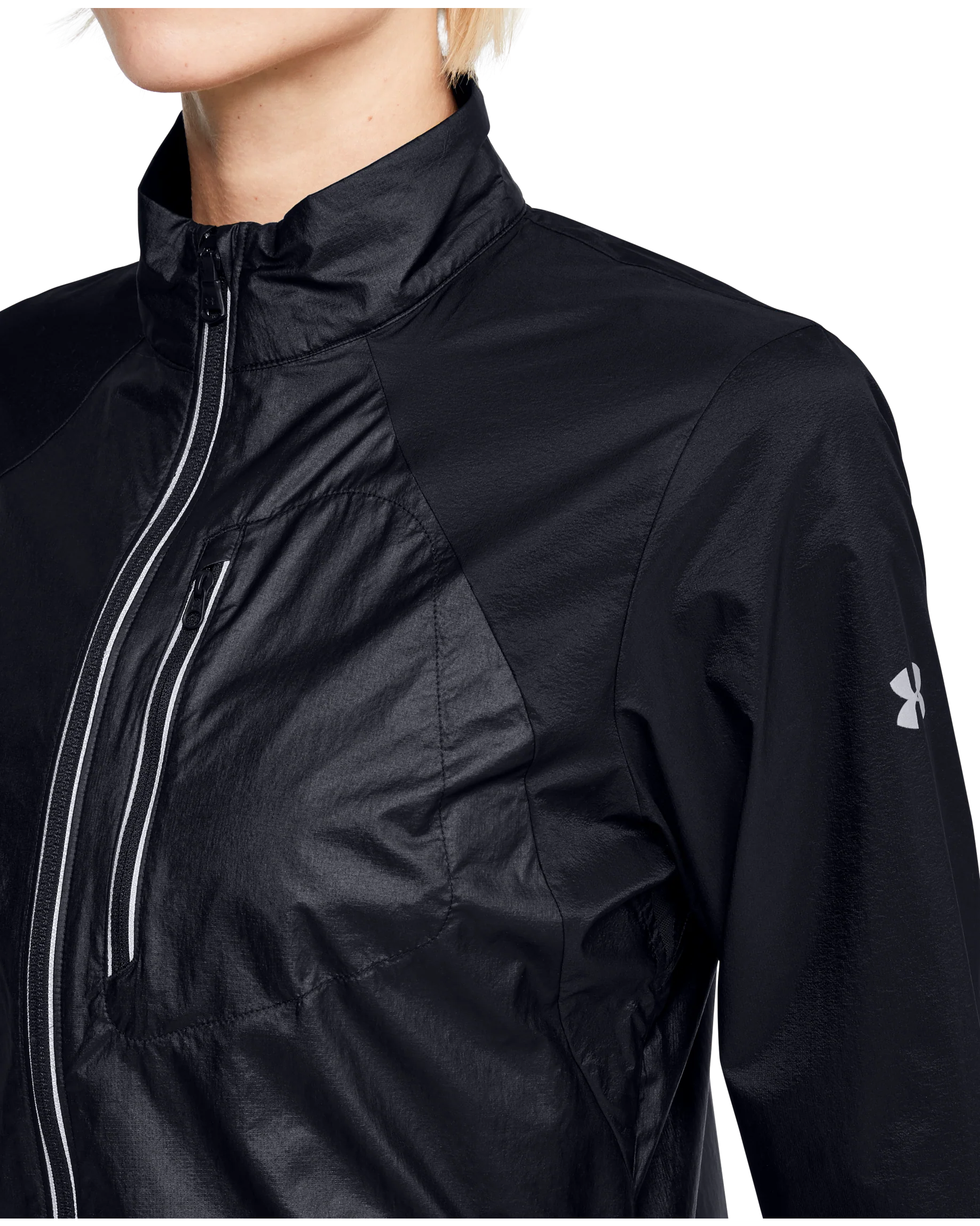 Women's UA Run Impasse Wind Jacket - Image 6