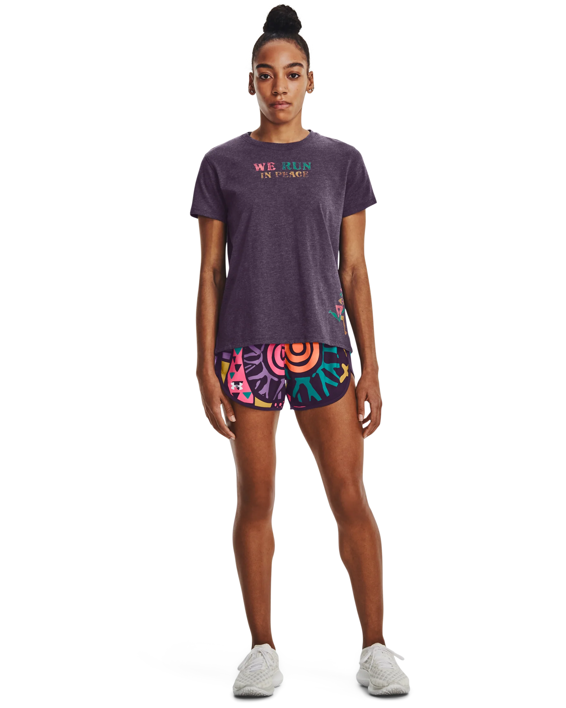 Women's UA Run In Peace Short Sleeve T-Shirt - Image 4
