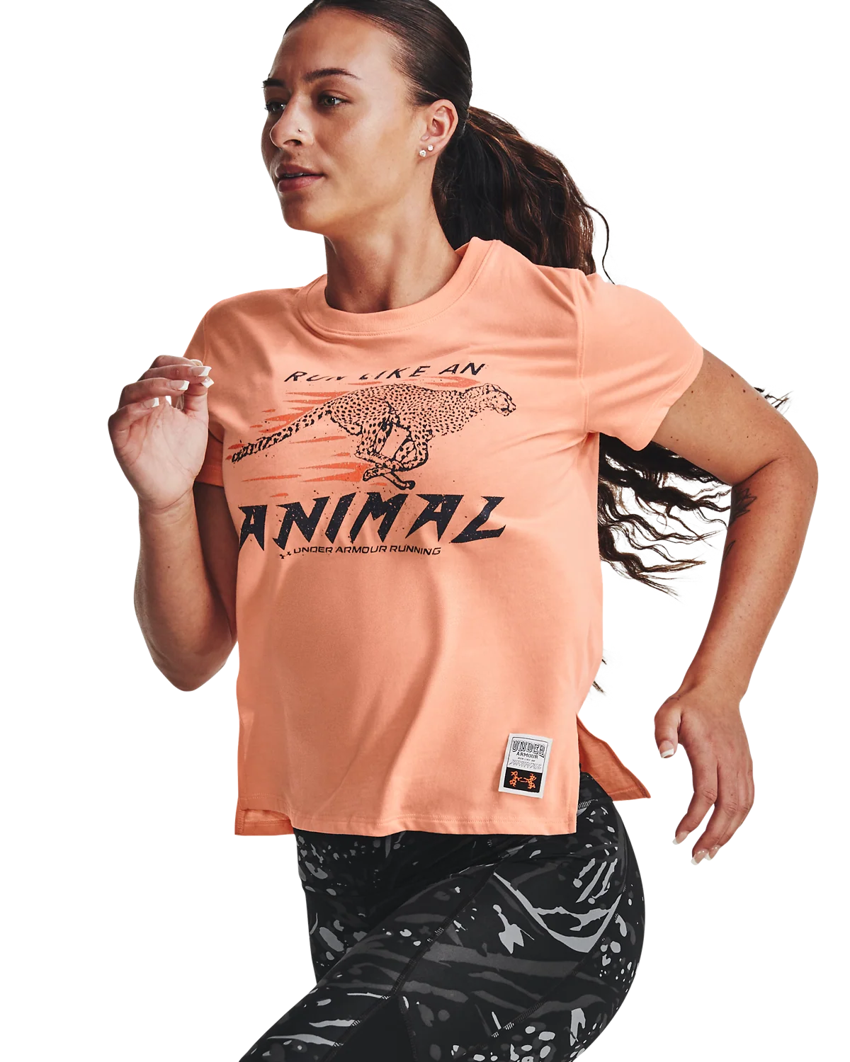 Women's UA Run Like An Animal T-Shirt - Image 7
