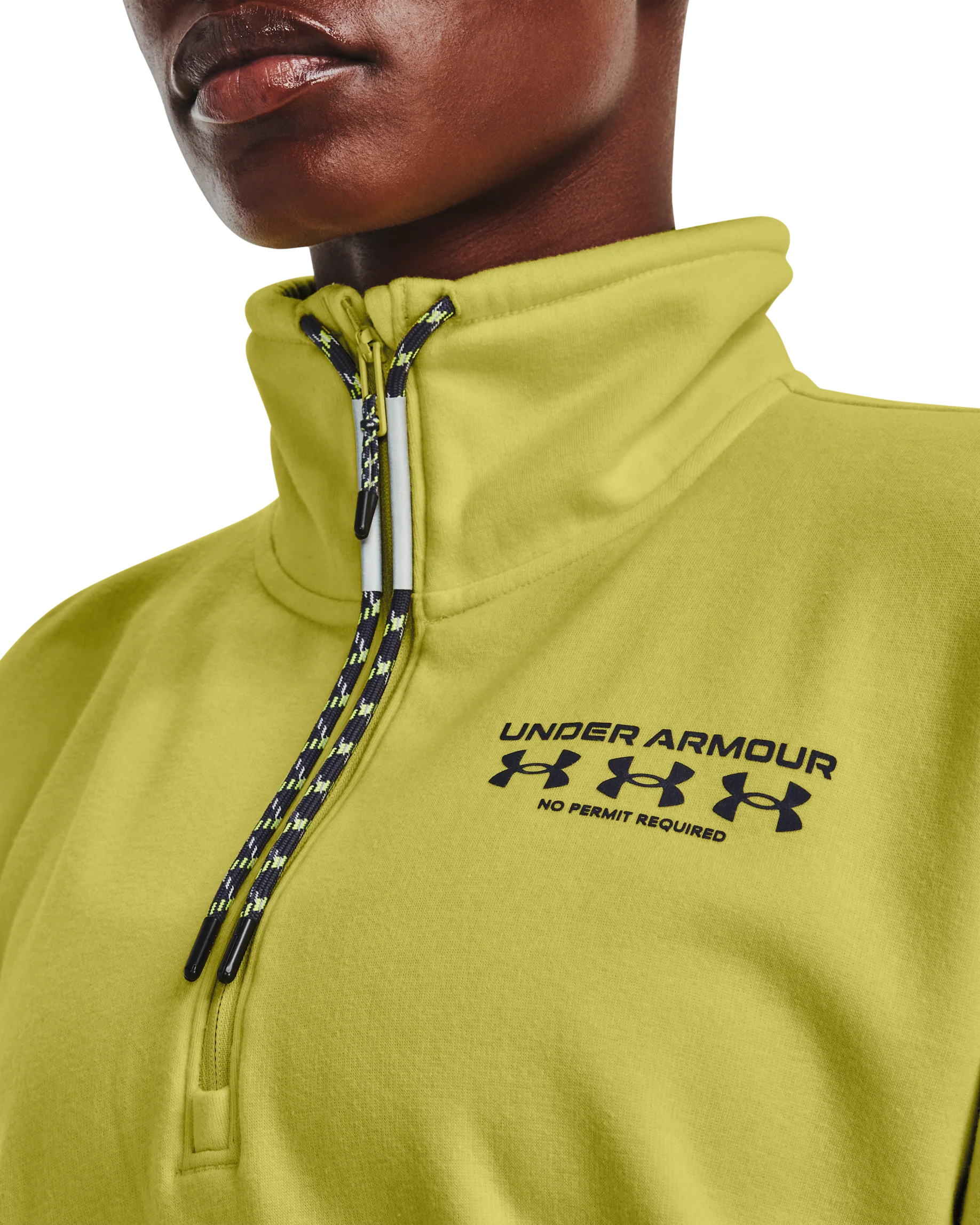 Women's UA Run Trail Crop ½ Zip - Image 5