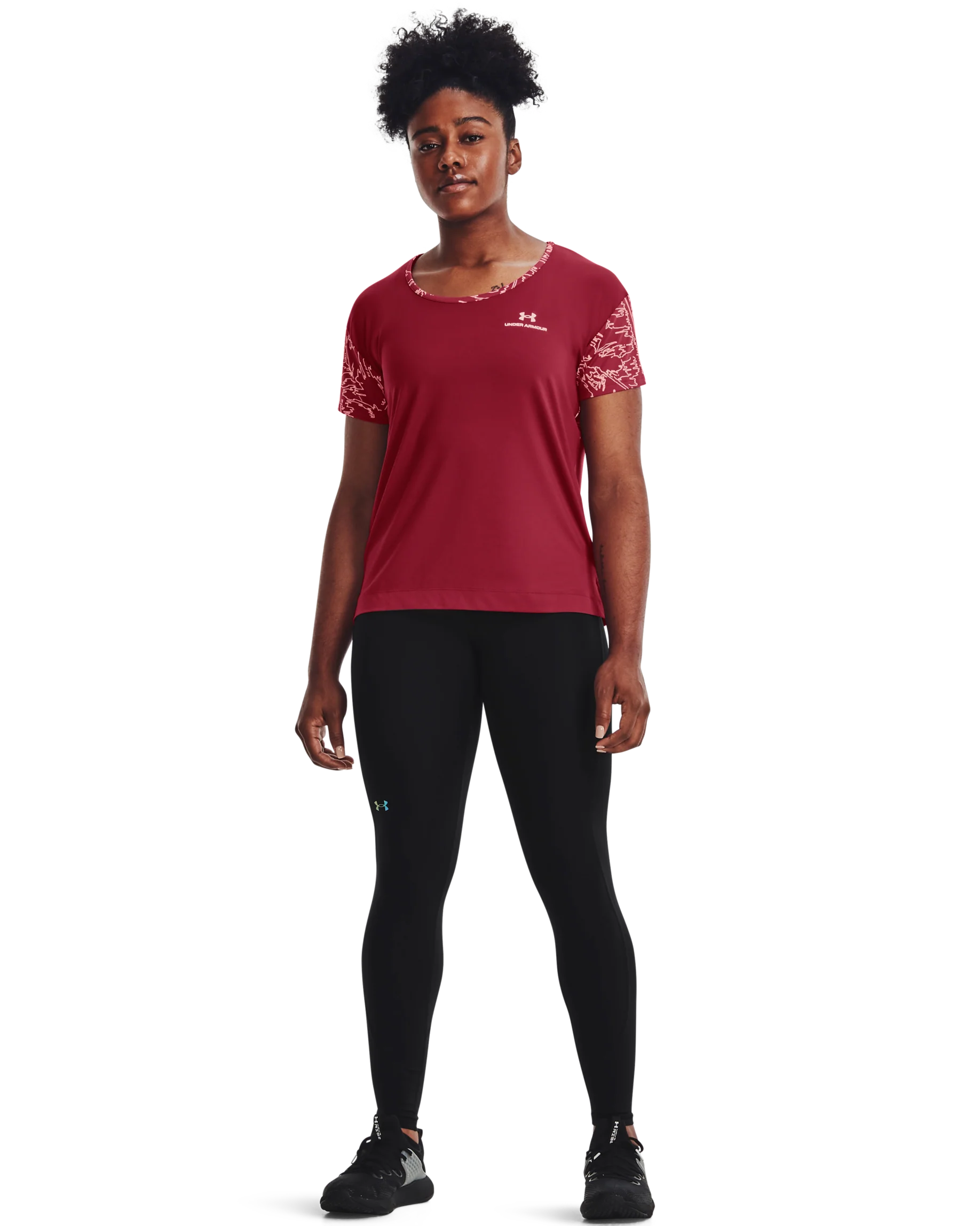 Women's UA RUSH™ Energy Short Sleeve - Image 3