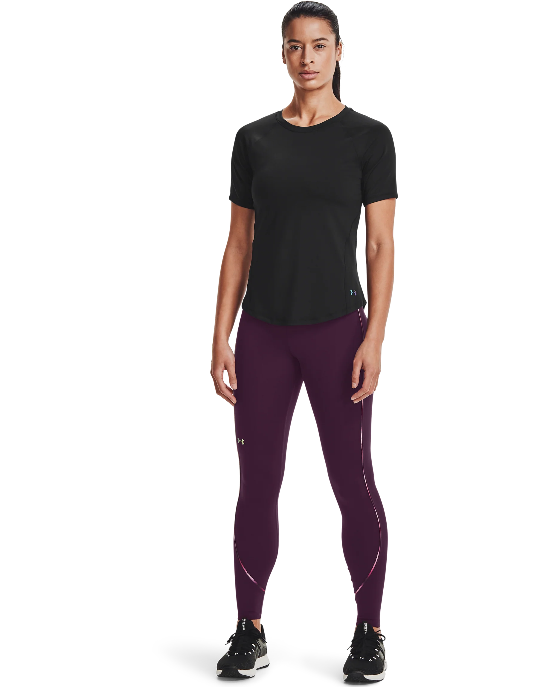 Women's UA RUSH™ Scallop Full-Length Leggings - Image 3
