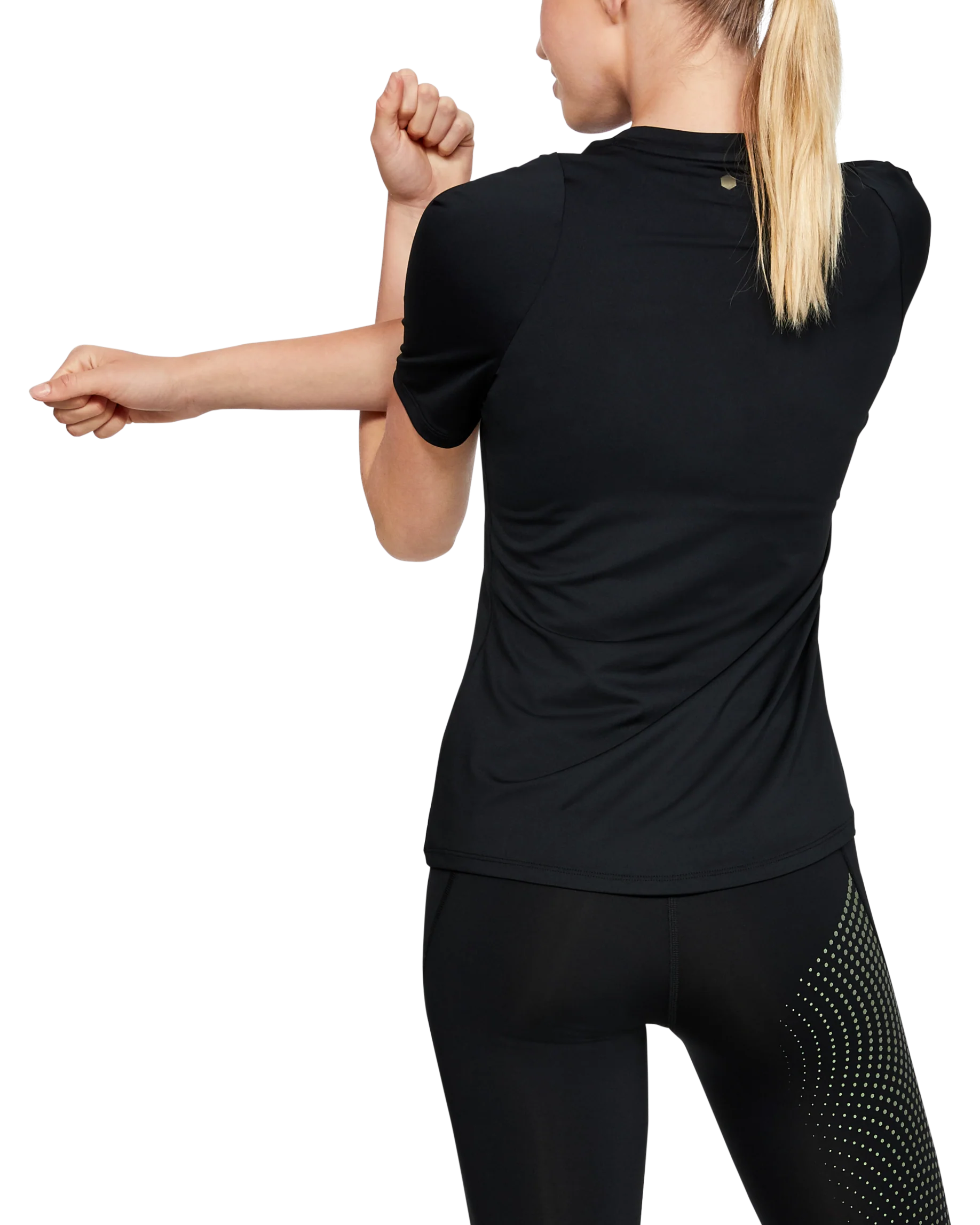 Women's UA RUSH™ Short Sleeve Hex Ombre Graphic - Image 2
