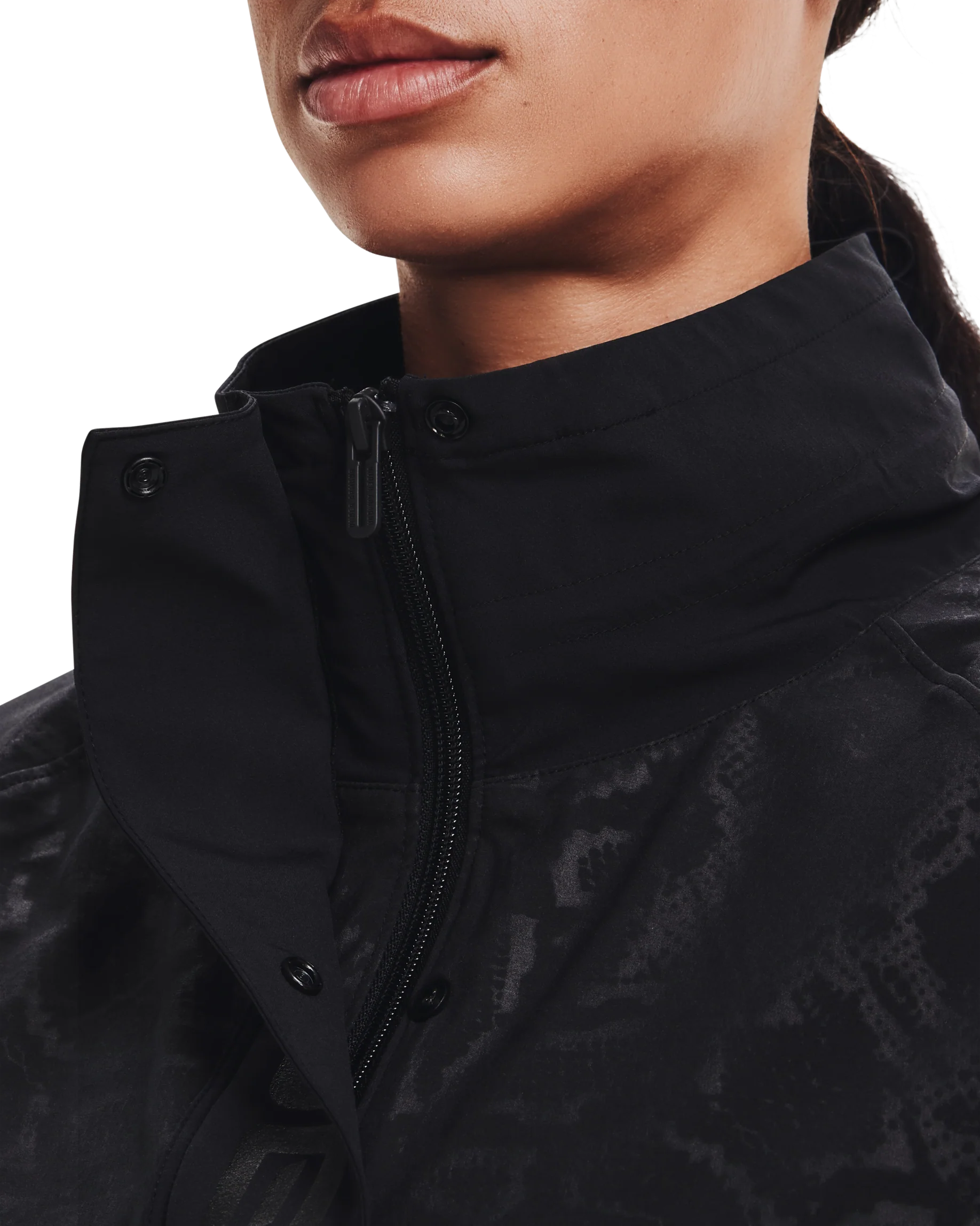 Women's UA RUSH™ Woven Print Full-Zip - Image 6