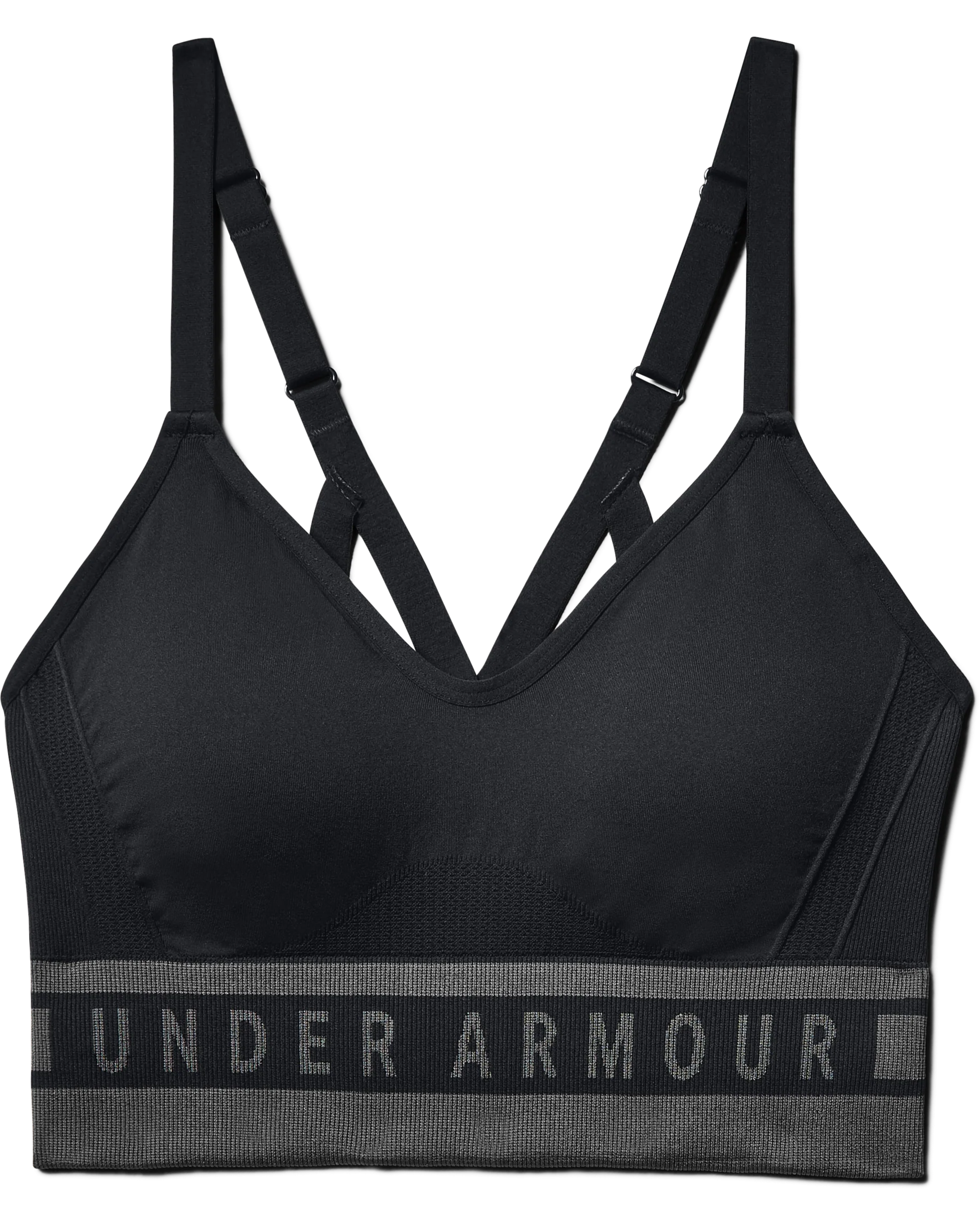 Women's UA Seamless Longline Sports Bra - Image 8