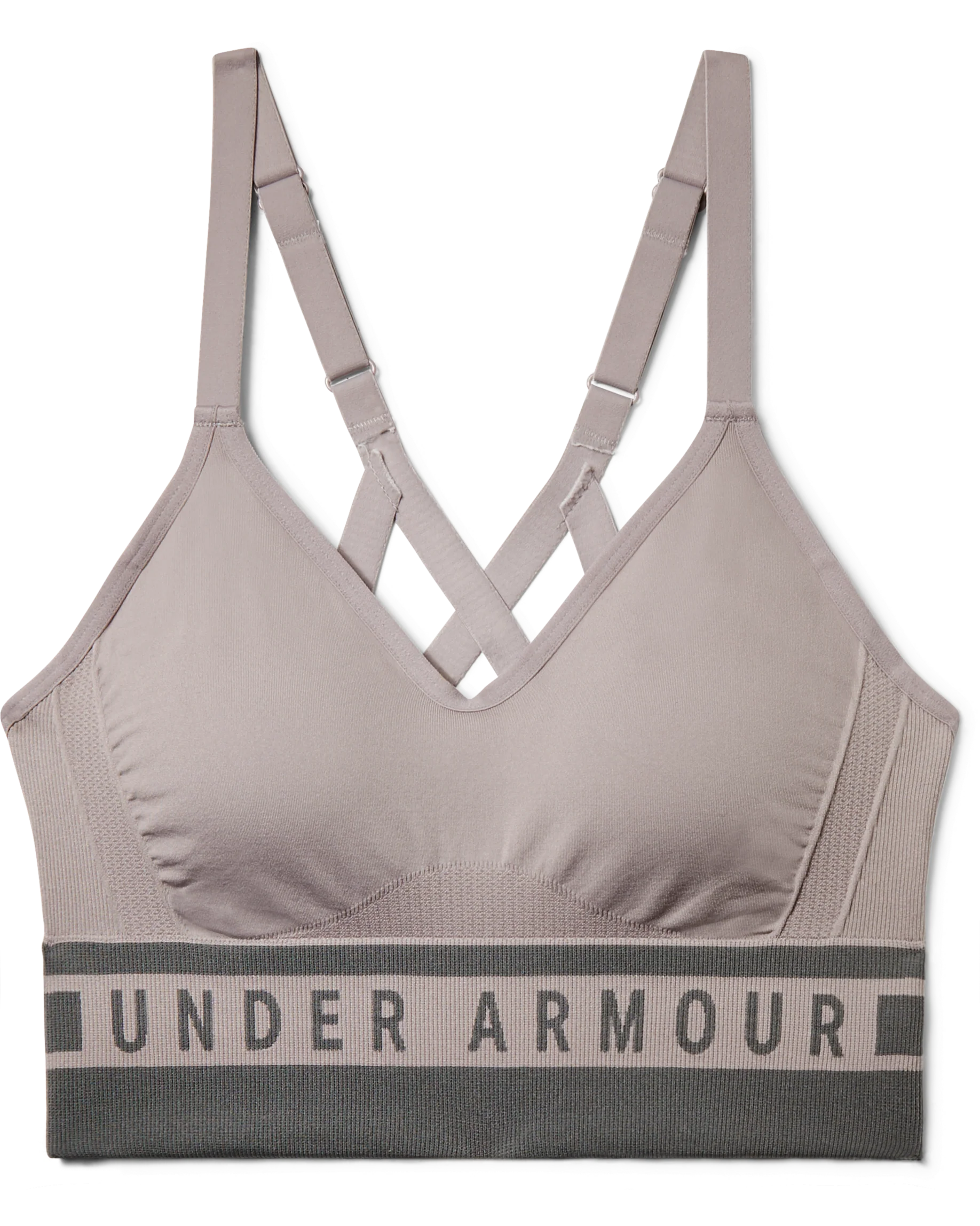 Women's UA Seamless Longline Sports Bra - Image 4