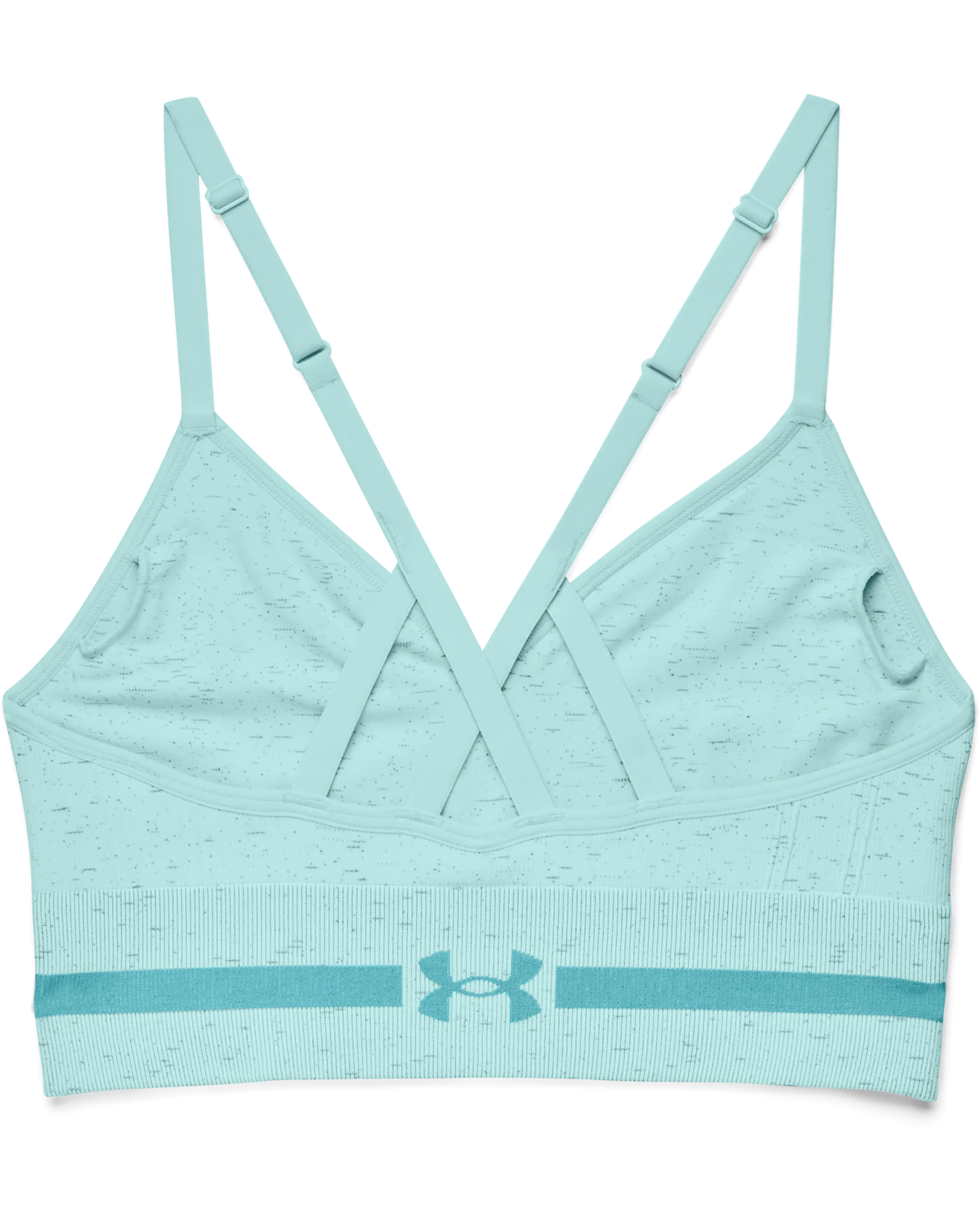 Women's UA Seamless Low Long Heather Sports Bra - Image 9
